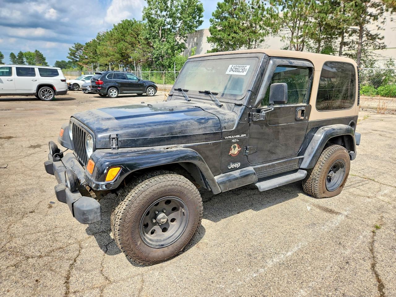 2000 Jeep Wrangler / Tj Sahara Black vin: 1J4FA59S6YP778745