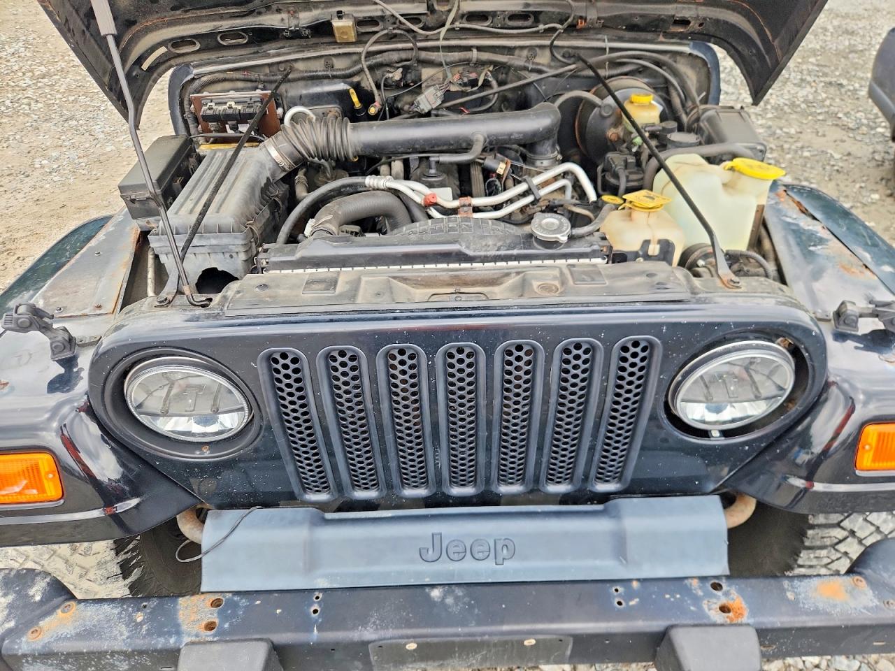 2001 Jeep Wrangler / Tj Sahara Black vin: 1J4FA59S91P316718