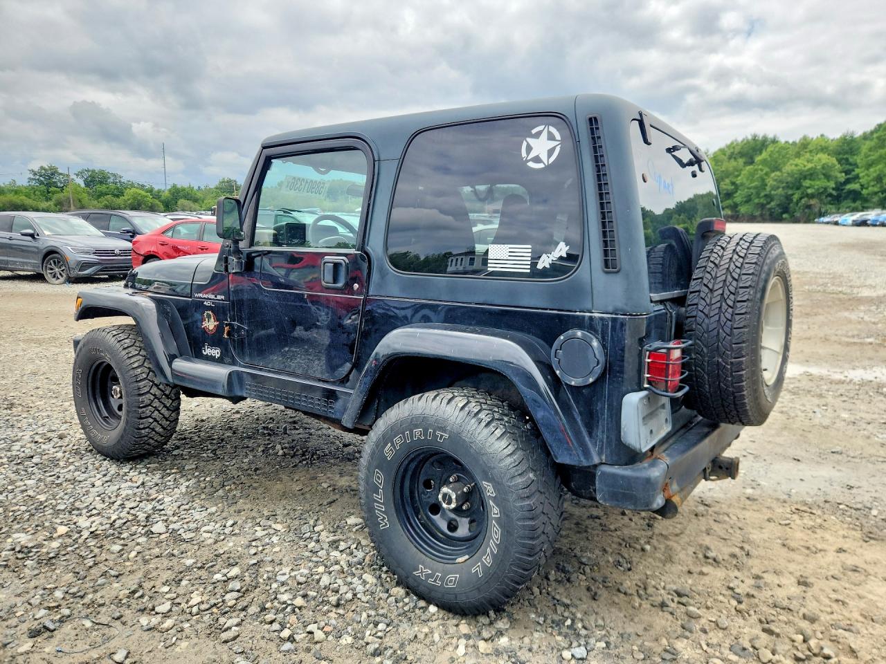 2001 Jeep Wrangler / Tj Sahara Black vin: 1J4FA59S91P316718