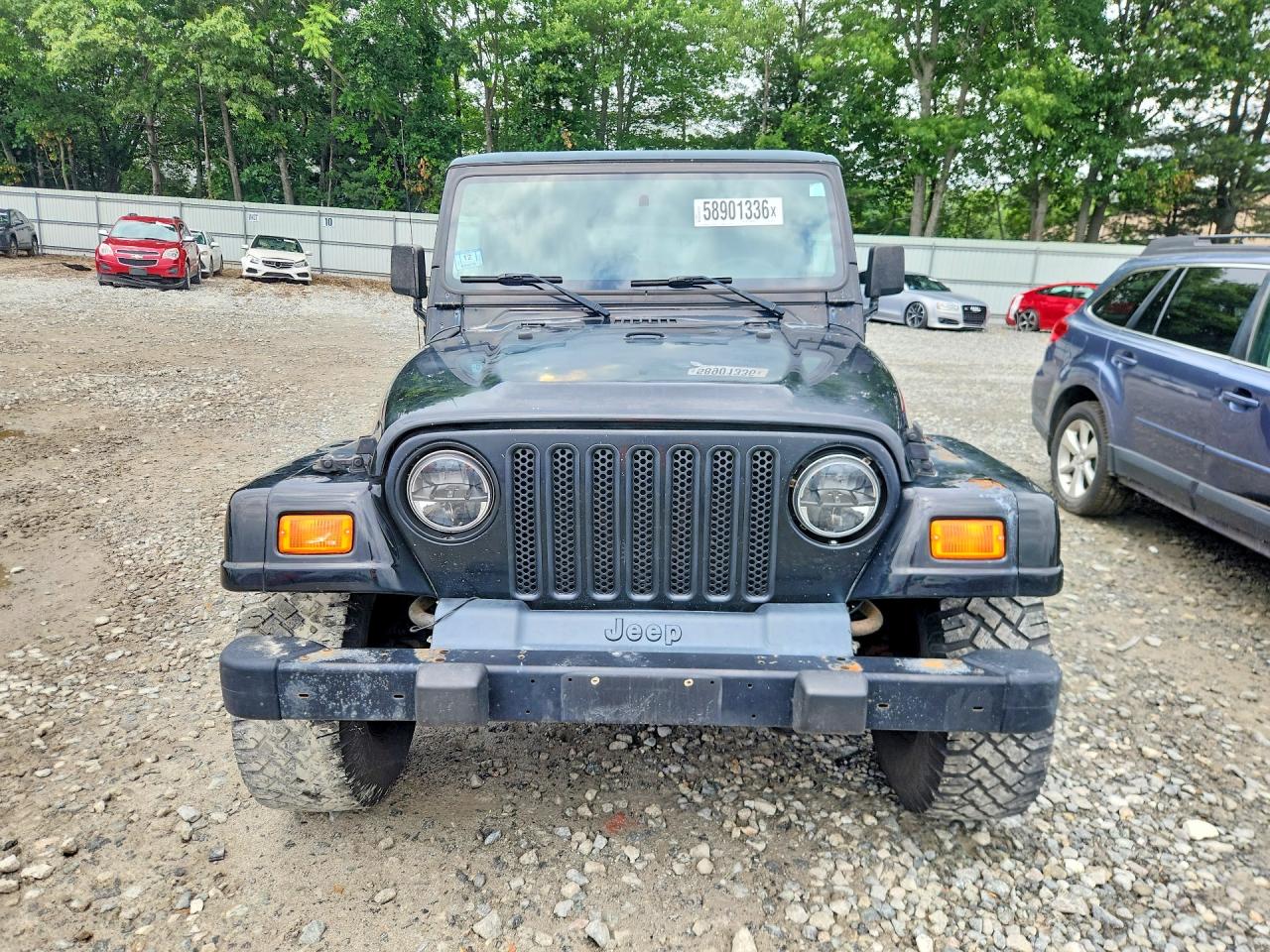 2001 Jeep Wrangler / Tj Sahara Black vin: 1J4FA59S91P316718