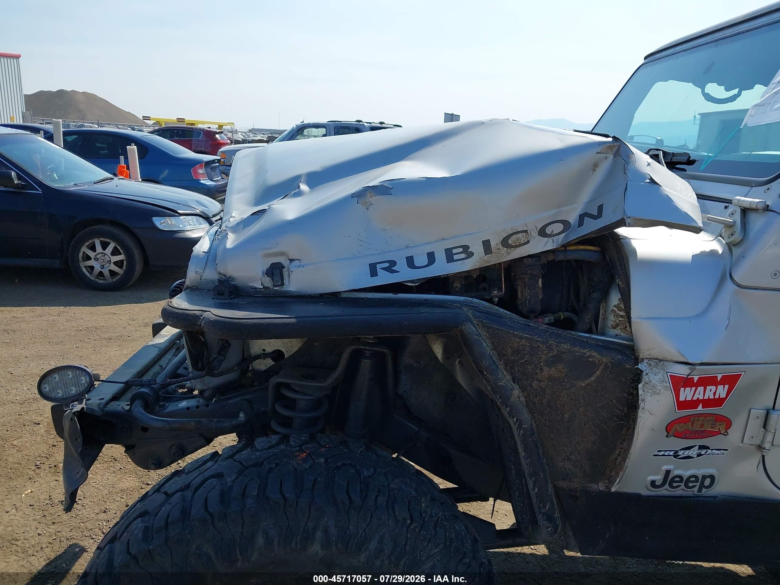 2003 Jeep Wrangler Rubicon Silver vin: 1J4FA69S03P375388