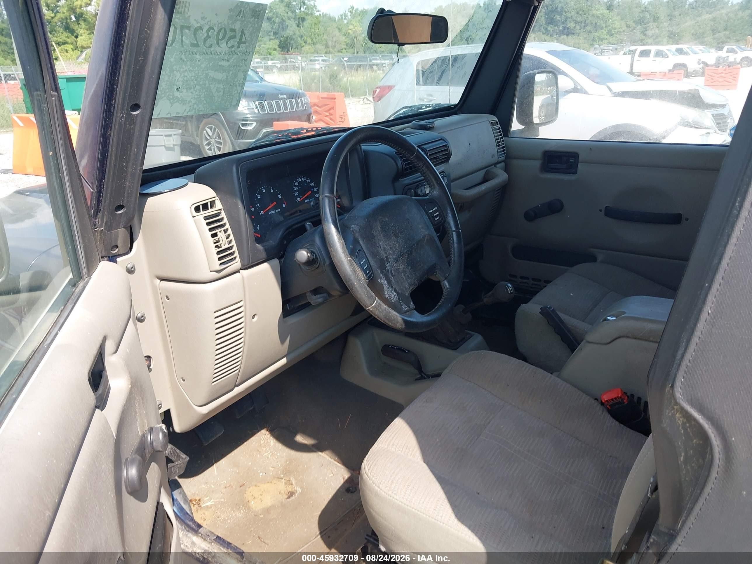 2004 Jeep Wrangler Rubicon Blue vin: 1J4FA69S14P728559