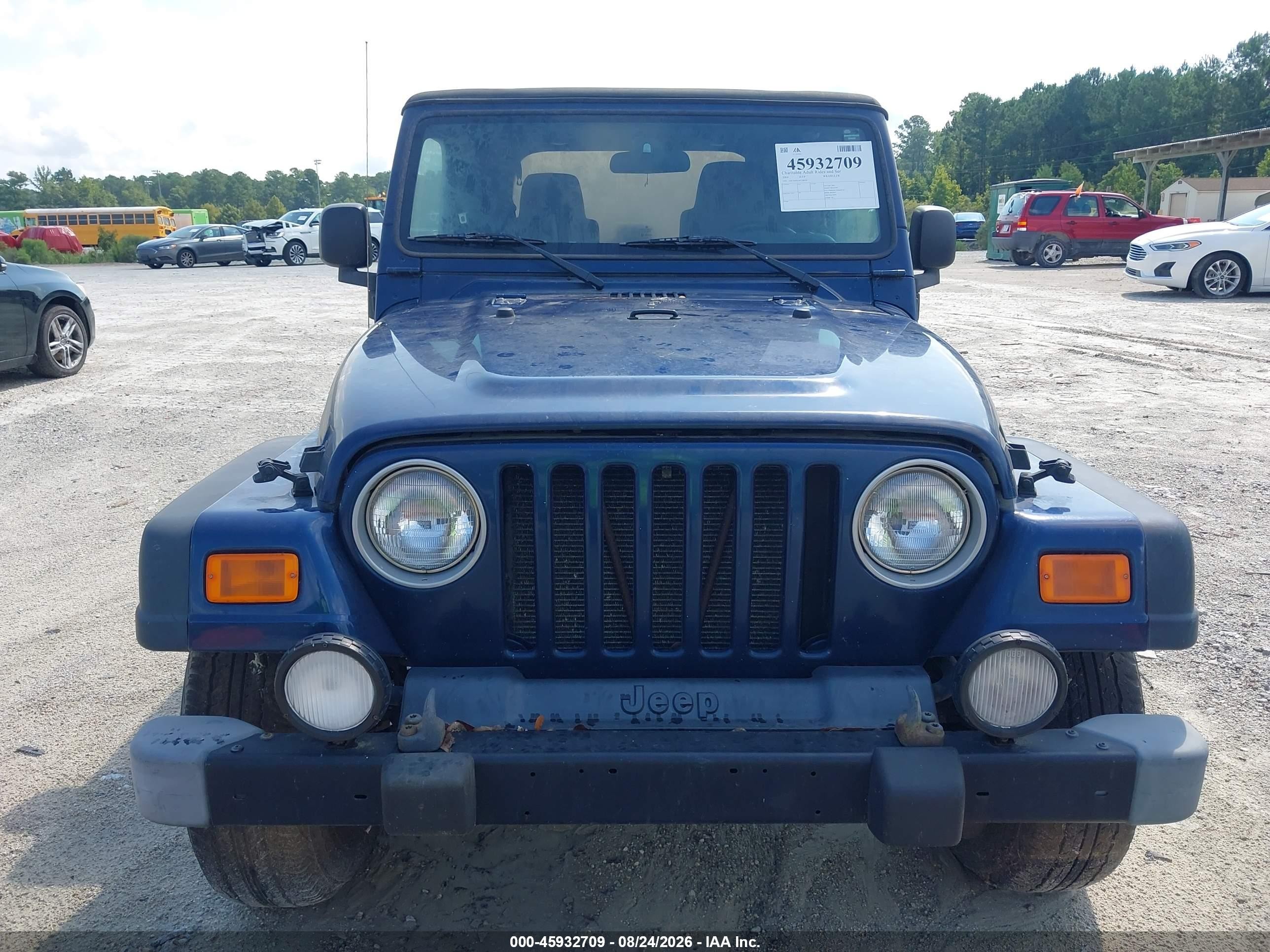 2004 Jeep Wrangler Rubicon Blue vin: 1J4FA69S14P728559