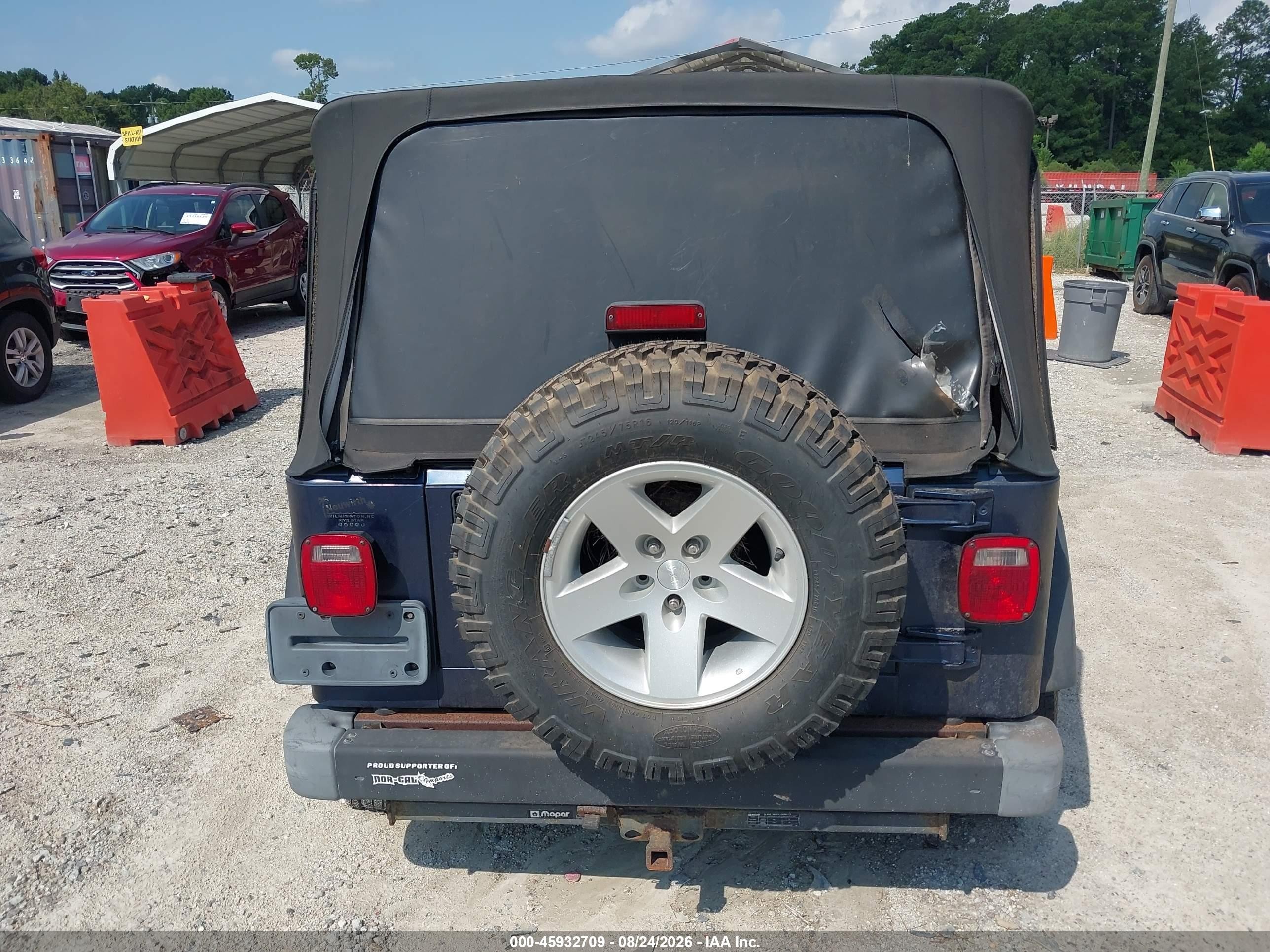 2004 Jeep Wrangler Rubicon Blue vin: 1J4FA69S14P728559