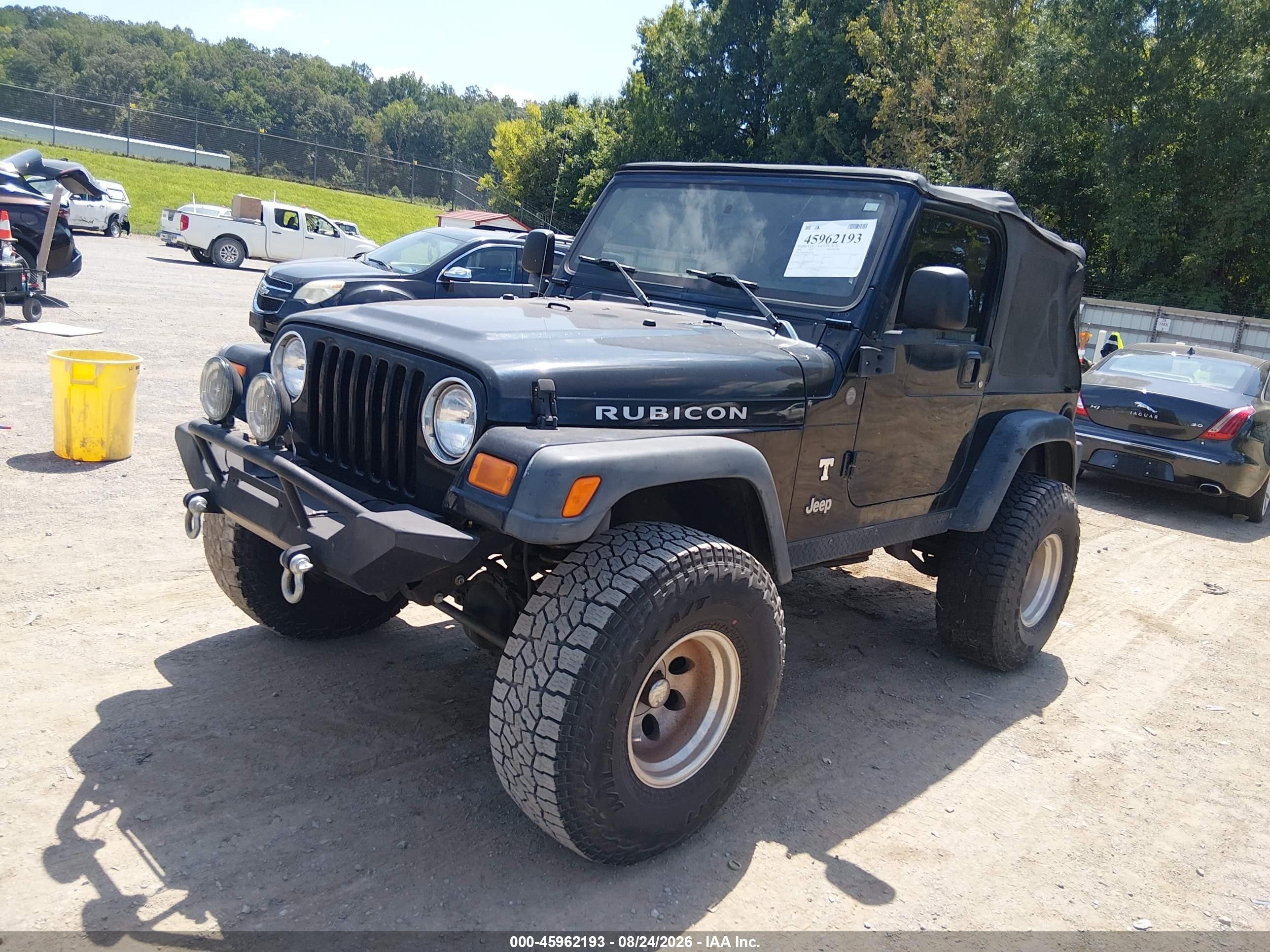 2004 Jeep Wrangler Rubicon Черный vin: 1J4FA69S14P761710