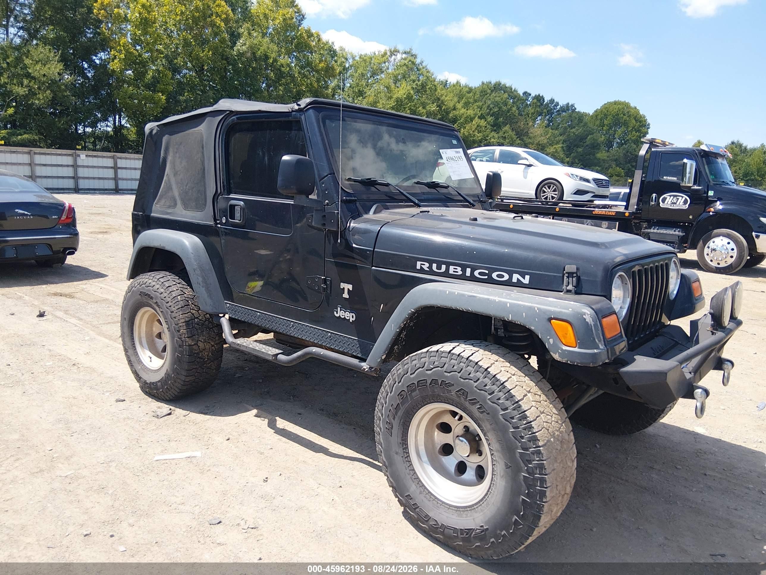 2004 Jeep Wrangler Rubicon Черный vin: 1J4FA69S14P761710