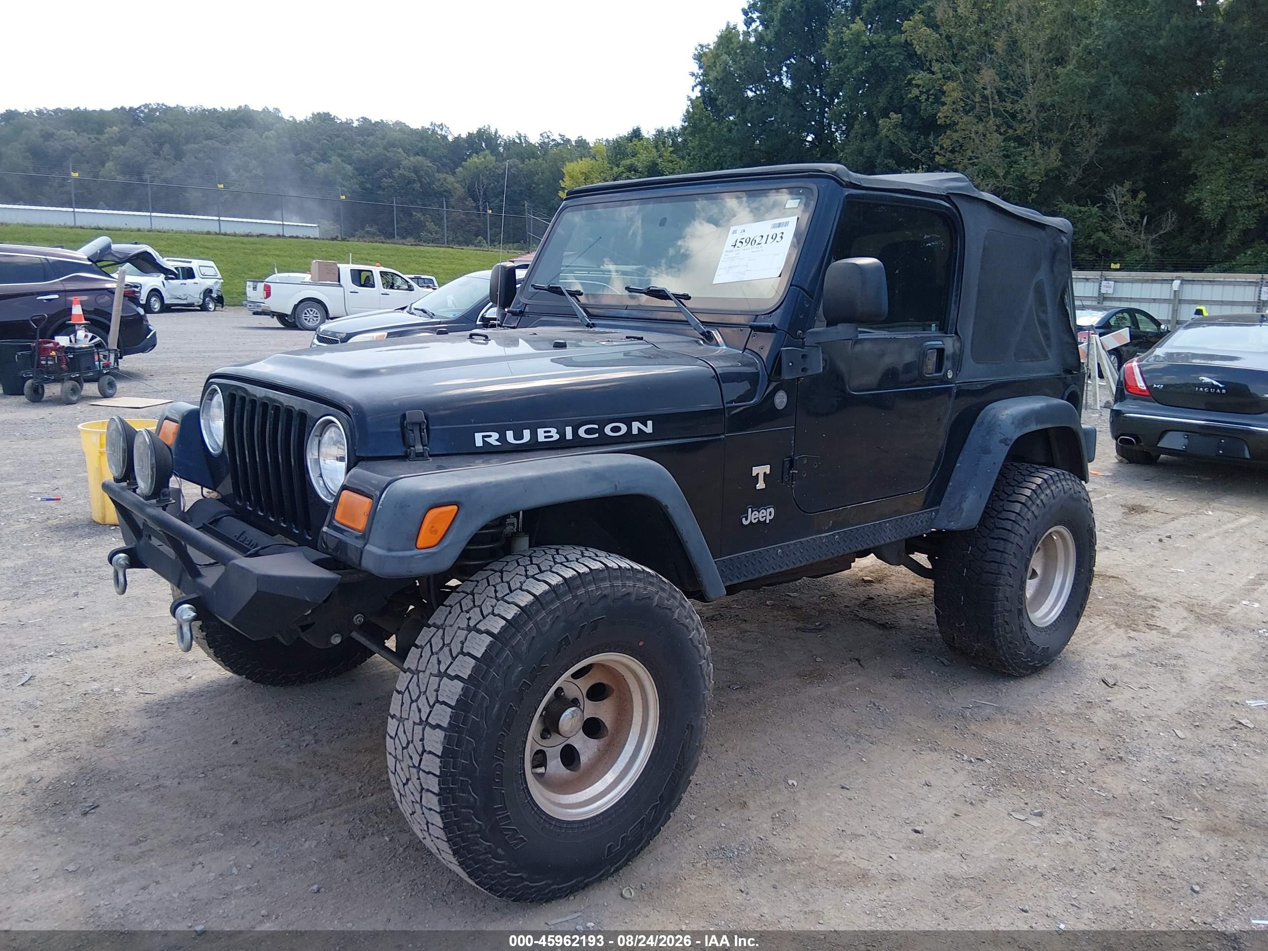 2004 Jeep Wrangler Rubicon Черный vin: 1J4FA69S14P761710
