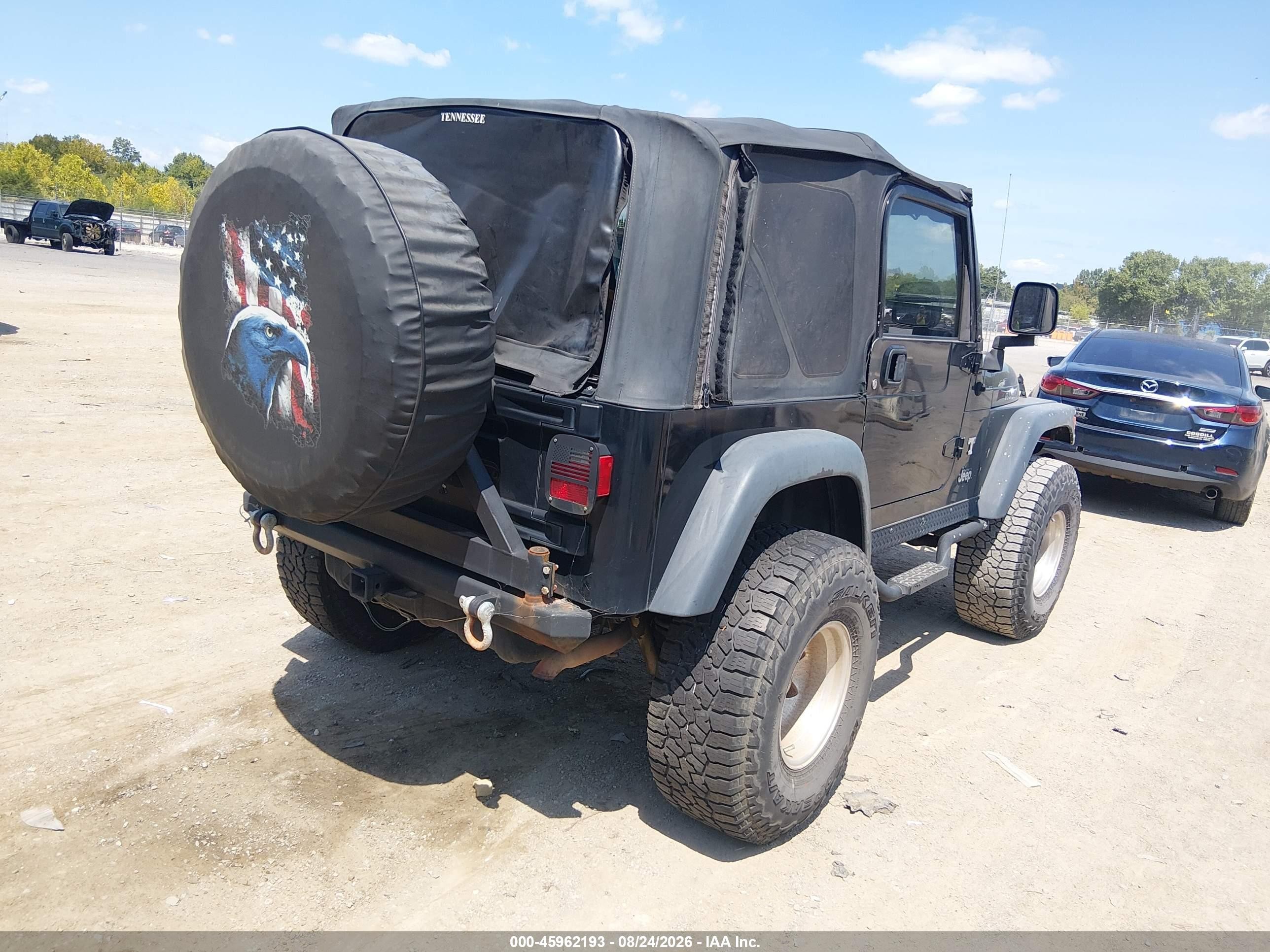 2004 Jeep Wrangler Rubicon Черный vin: 1J4FA69S14P761710