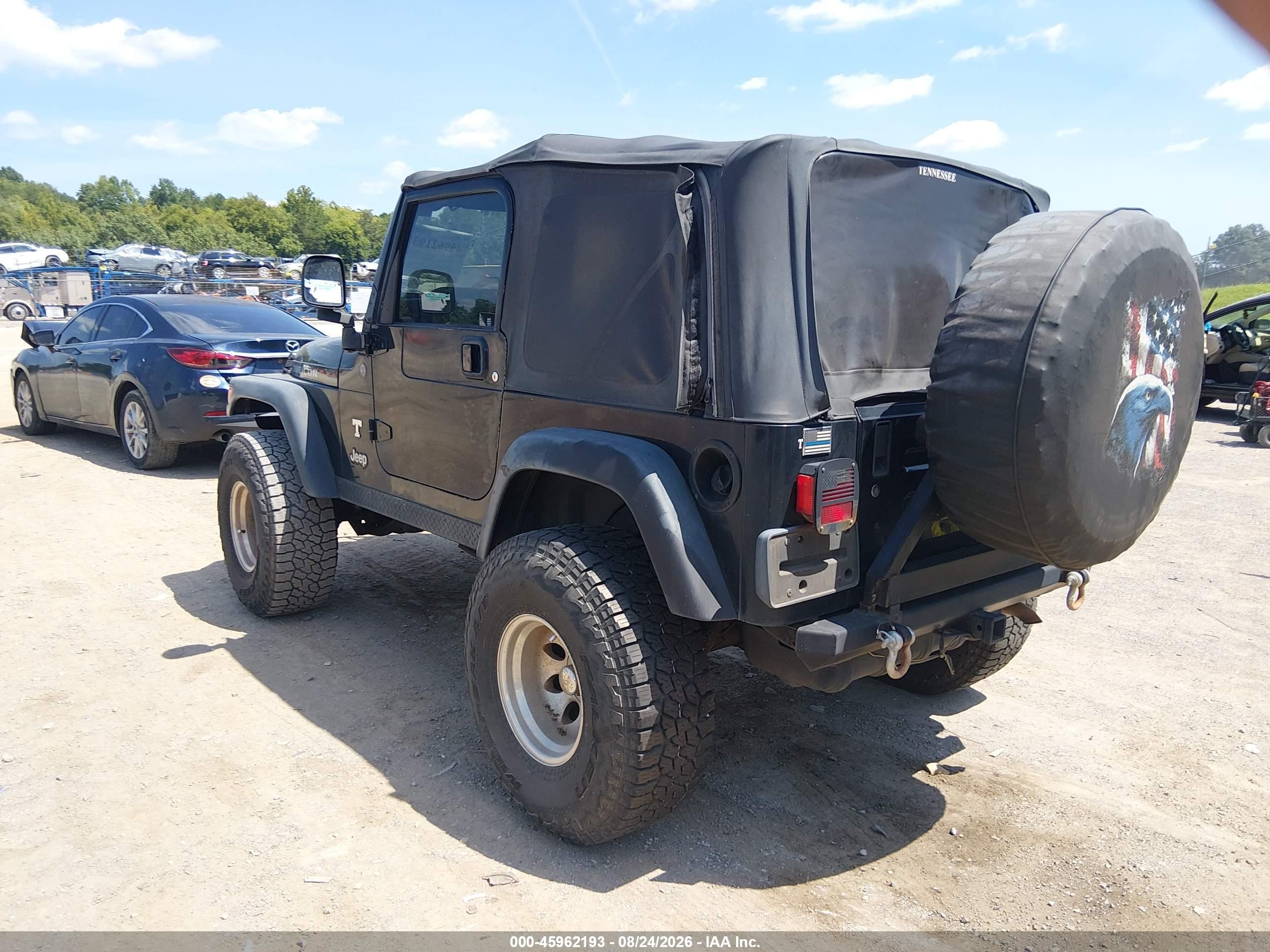 2004 Jeep Wrangler Rubicon Черный vin: 1J4FA69S14P761710