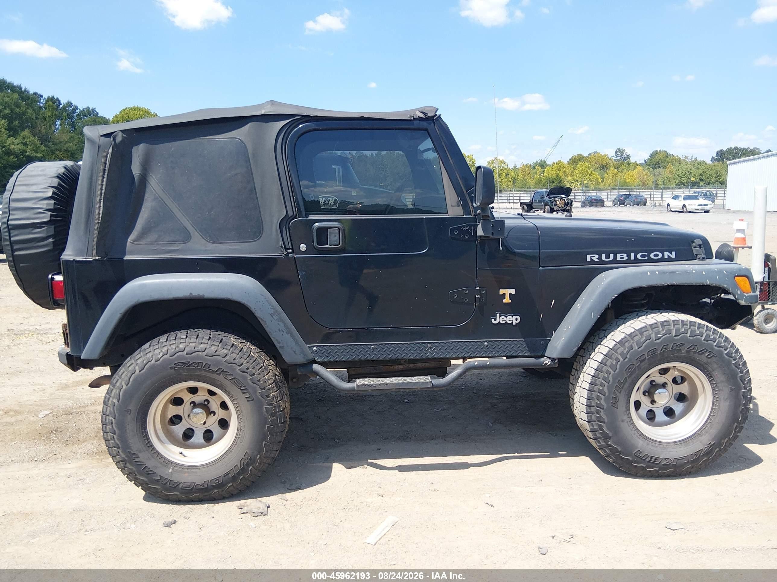 2004 Jeep Wrangler Rubicon Черный vin: 1J4FA69S14P761710