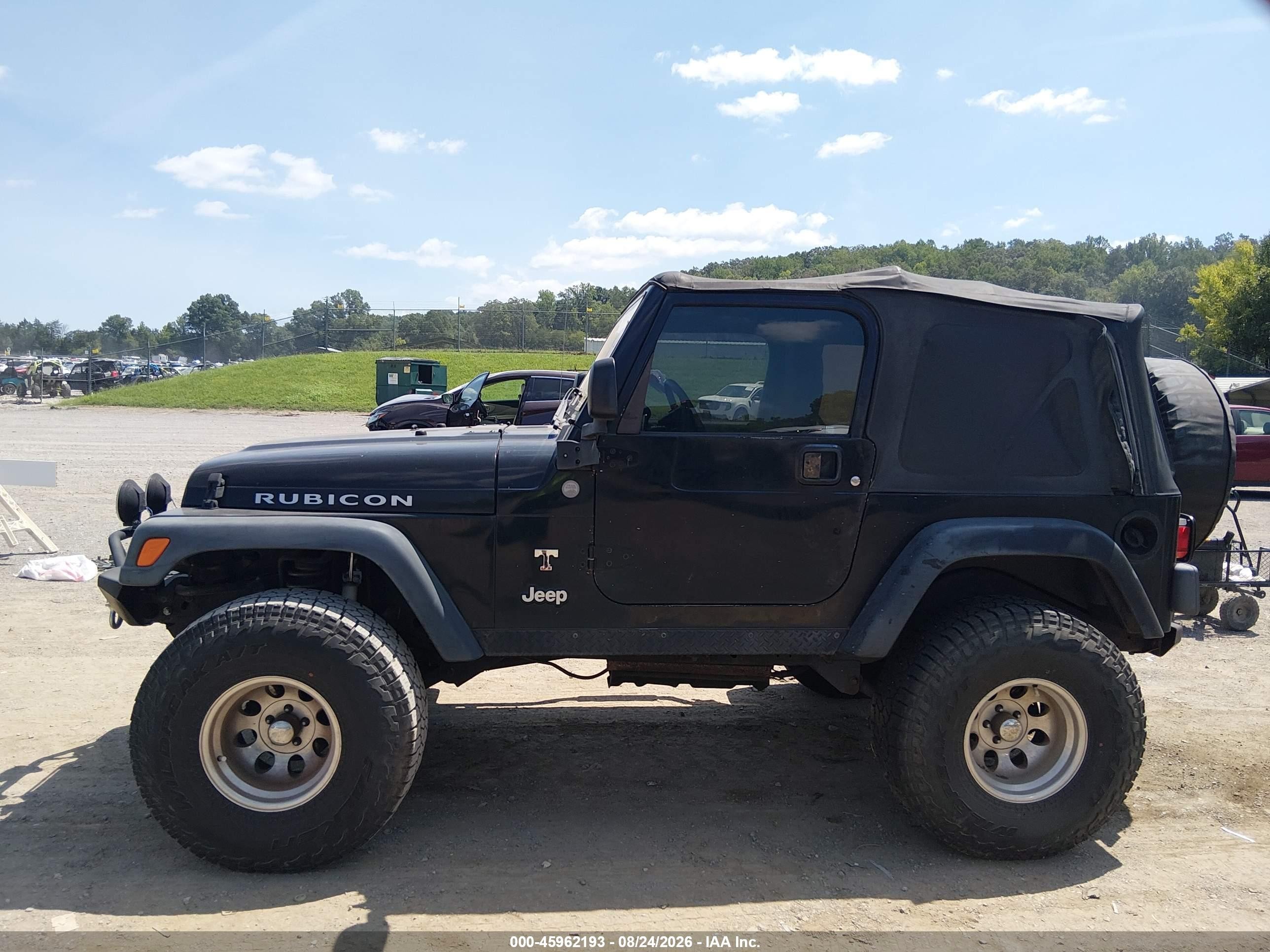 2004 Jeep Wrangler Rubicon Черный vin: 1J4FA69S14P761710
