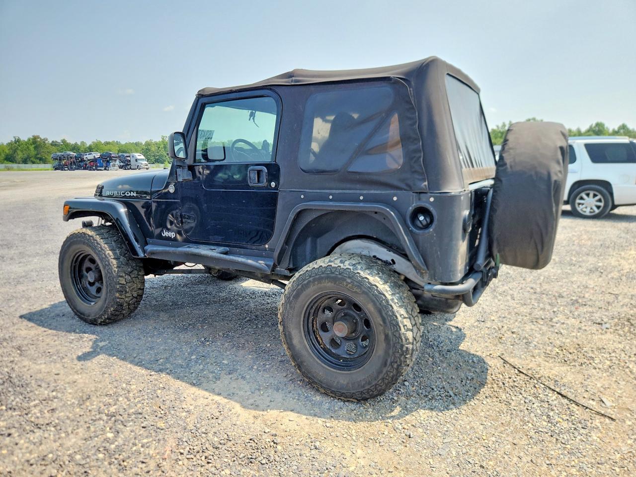 2005 Jeep Wrangler / Tj Rubicon Black vin: 1J4FA69S15P321326
