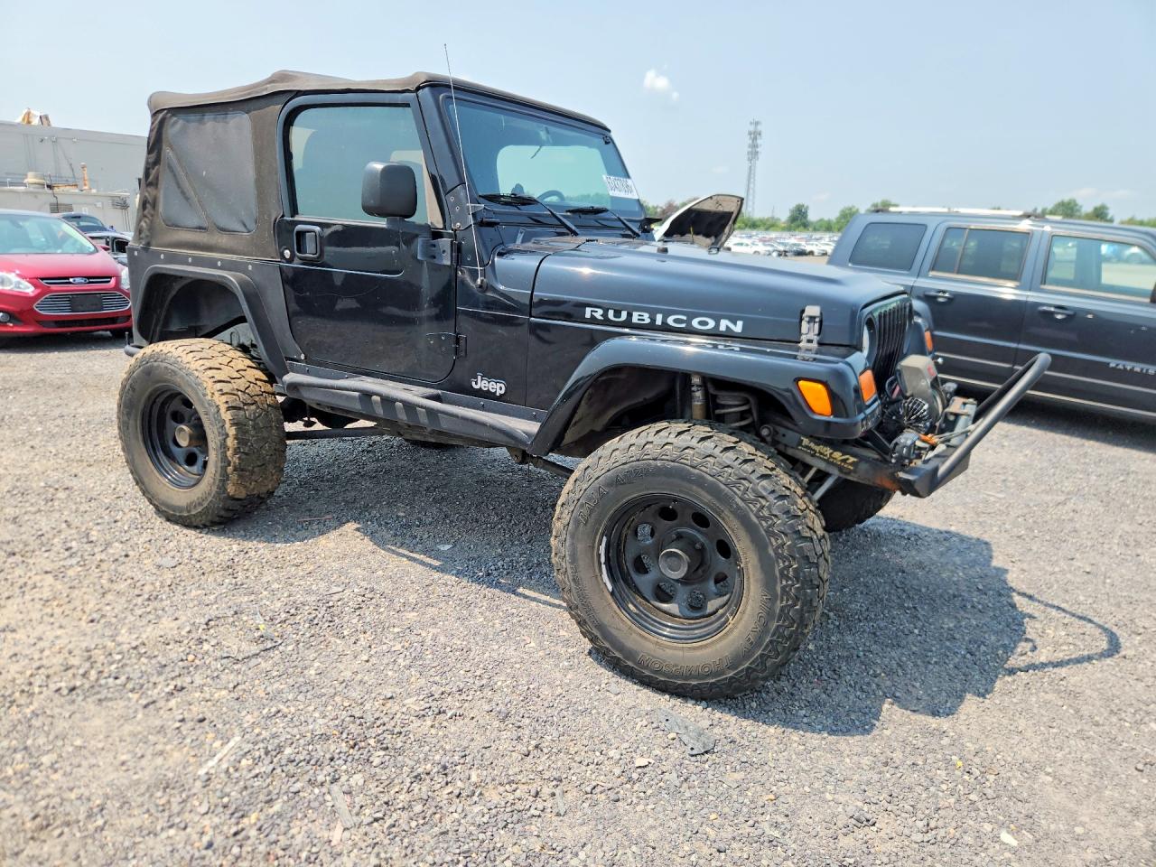 2005 Jeep Wrangler / Tj Rubicon Black vin: 1J4FA69S15P321326