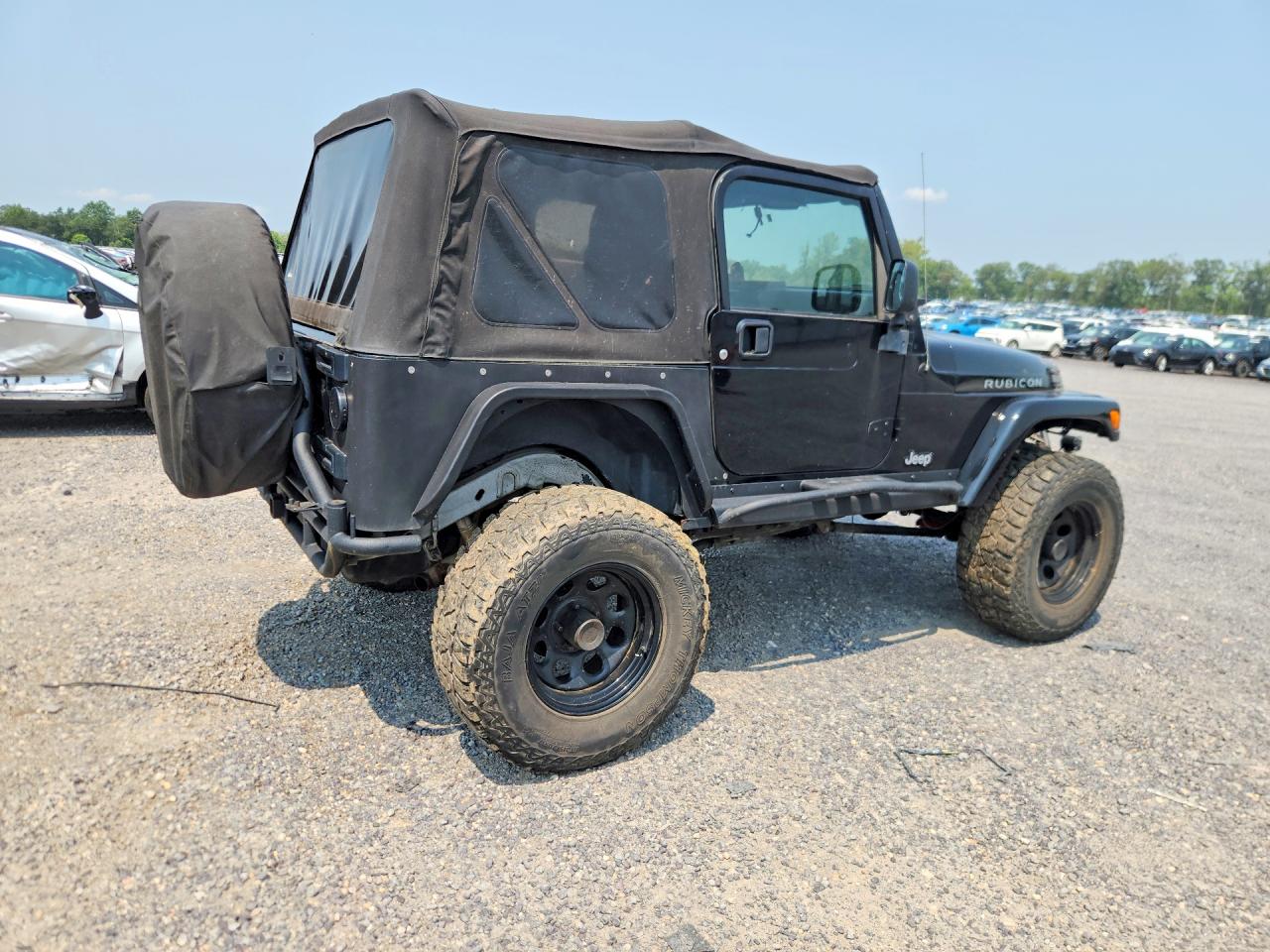 2005 Jeep Wrangler / Tj Rubicon Black vin: 1J4FA69S15P321326