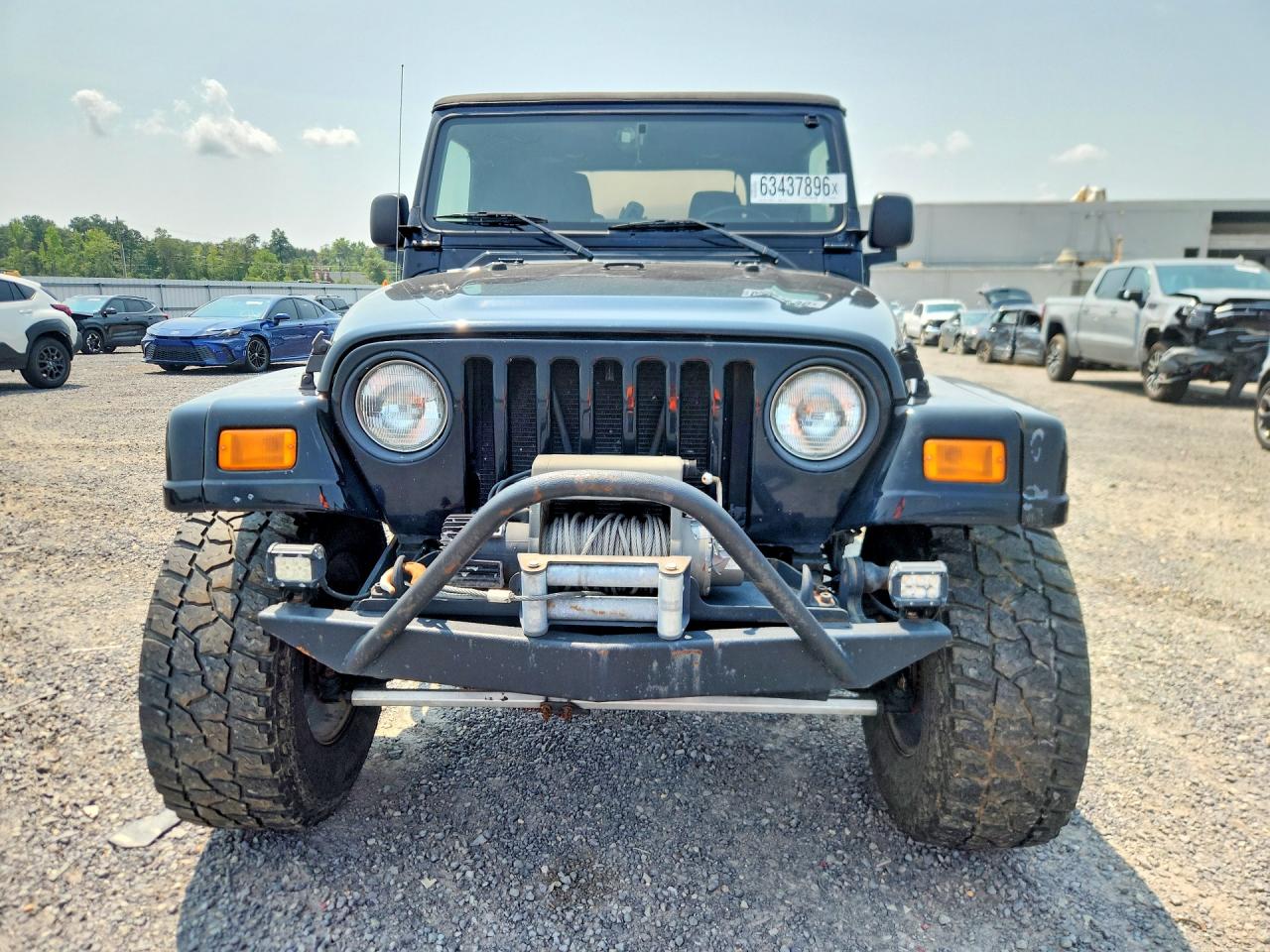 2005 Jeep Wrangler / Tj Rubicon Black vin: 1J4FA69S15P321326