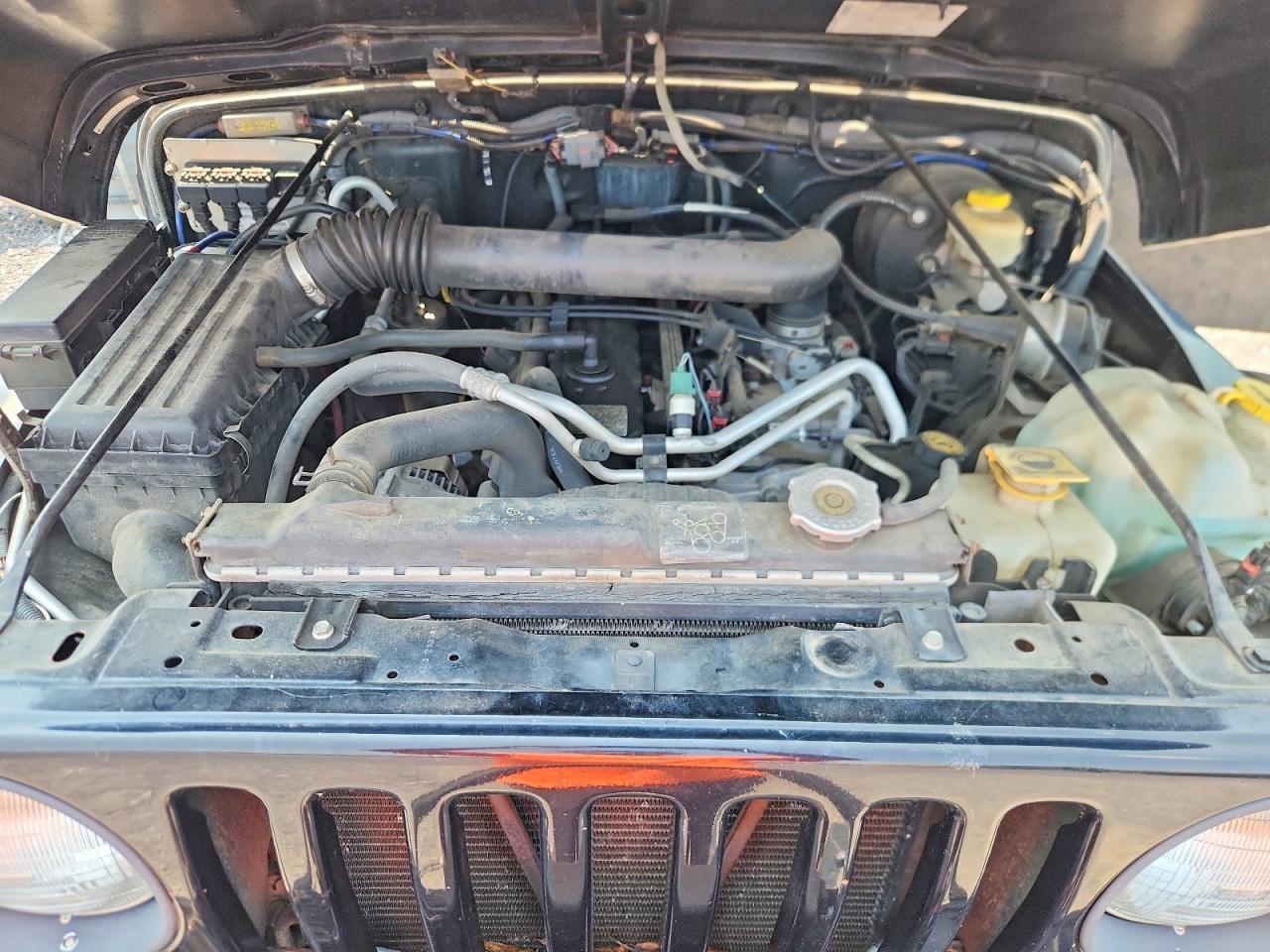 2005 Jeep Wrangler / Tj Rubicon Black vin: 1J4FA69S15P321326