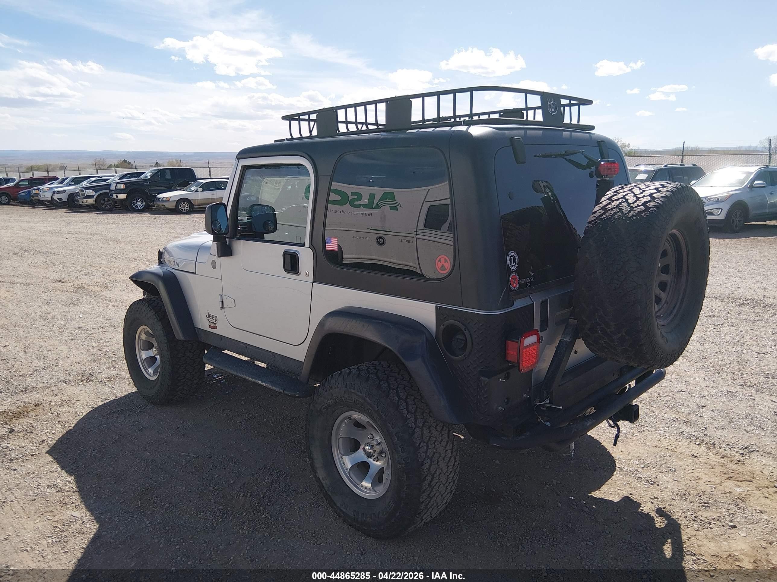 2004 Jeep Wrangler Rubicon Silver vin: 1J4FA69S34P735299