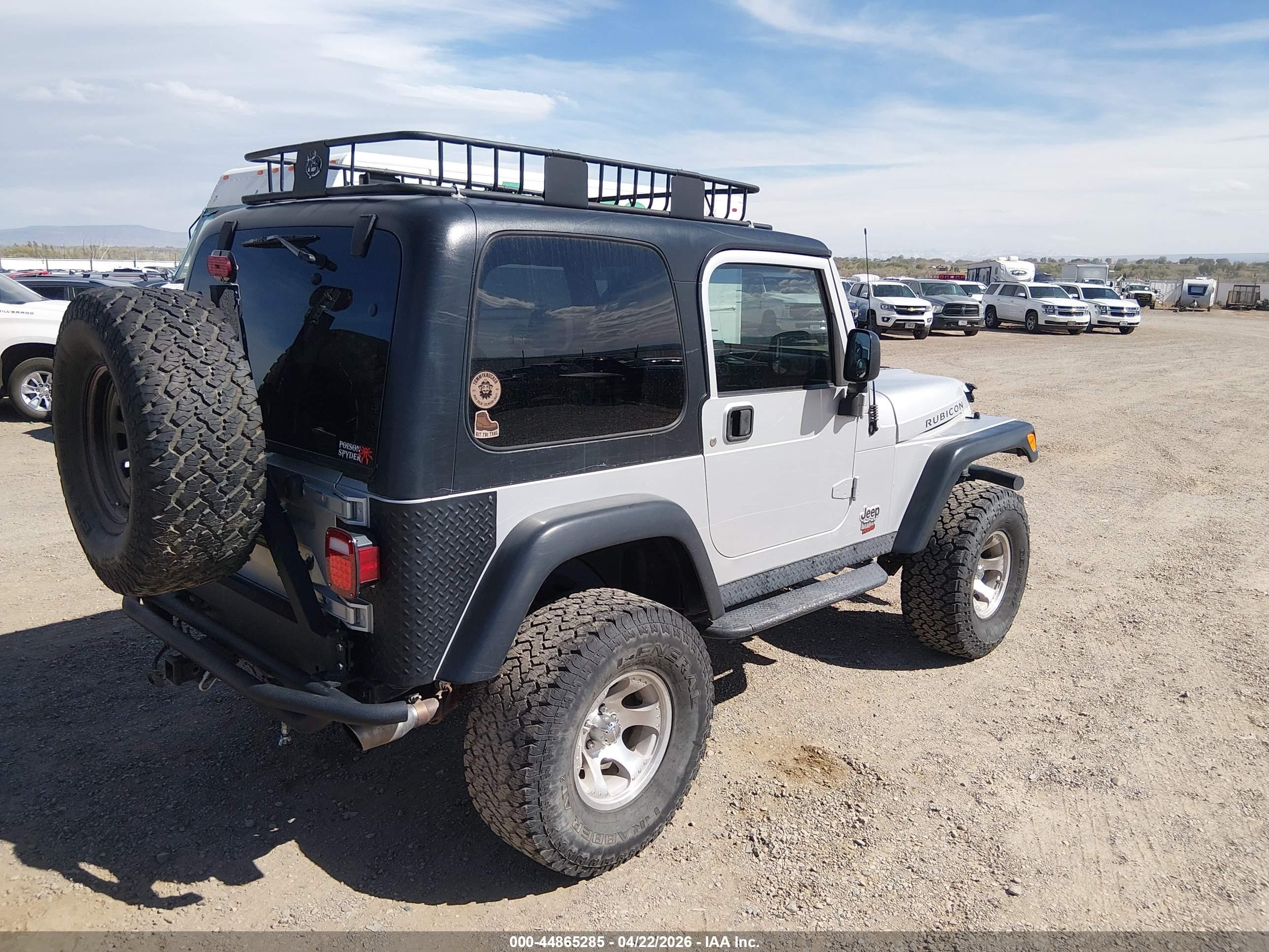 2004 Jeep Wrangler Rubicon Silver vin: 1J4FA69S34P735299