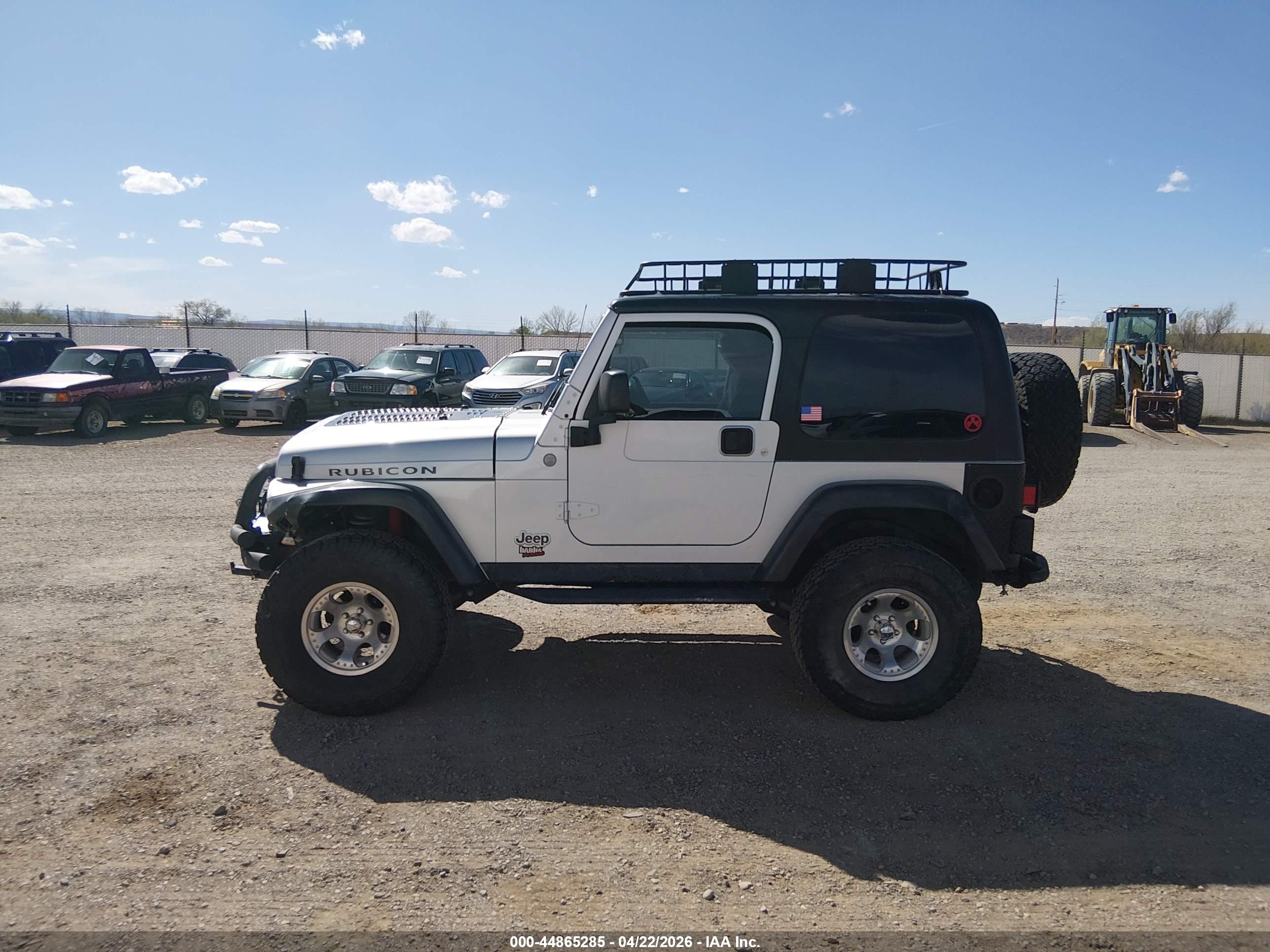2004 Jeep Wrangler Rubicon Silver vin: 1J4FA69S34P735299