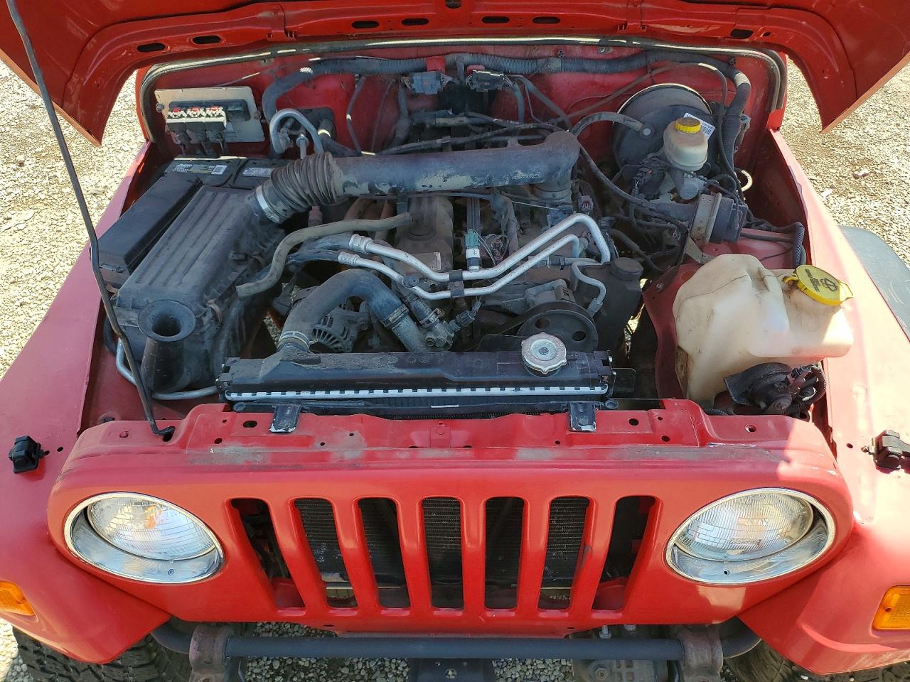 2006 Jeep Wrangler / Tj Rubicon Red vin: 1J4FA69S36P780178