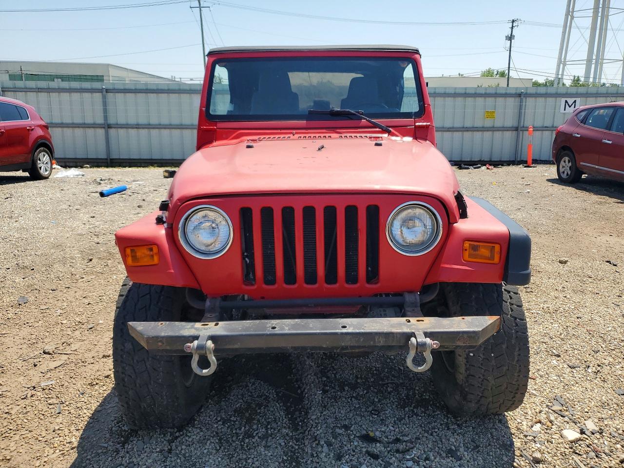 2006 Jeep Wrangler / Tj Rubicon Red vin: 1J4FA69S36P780178