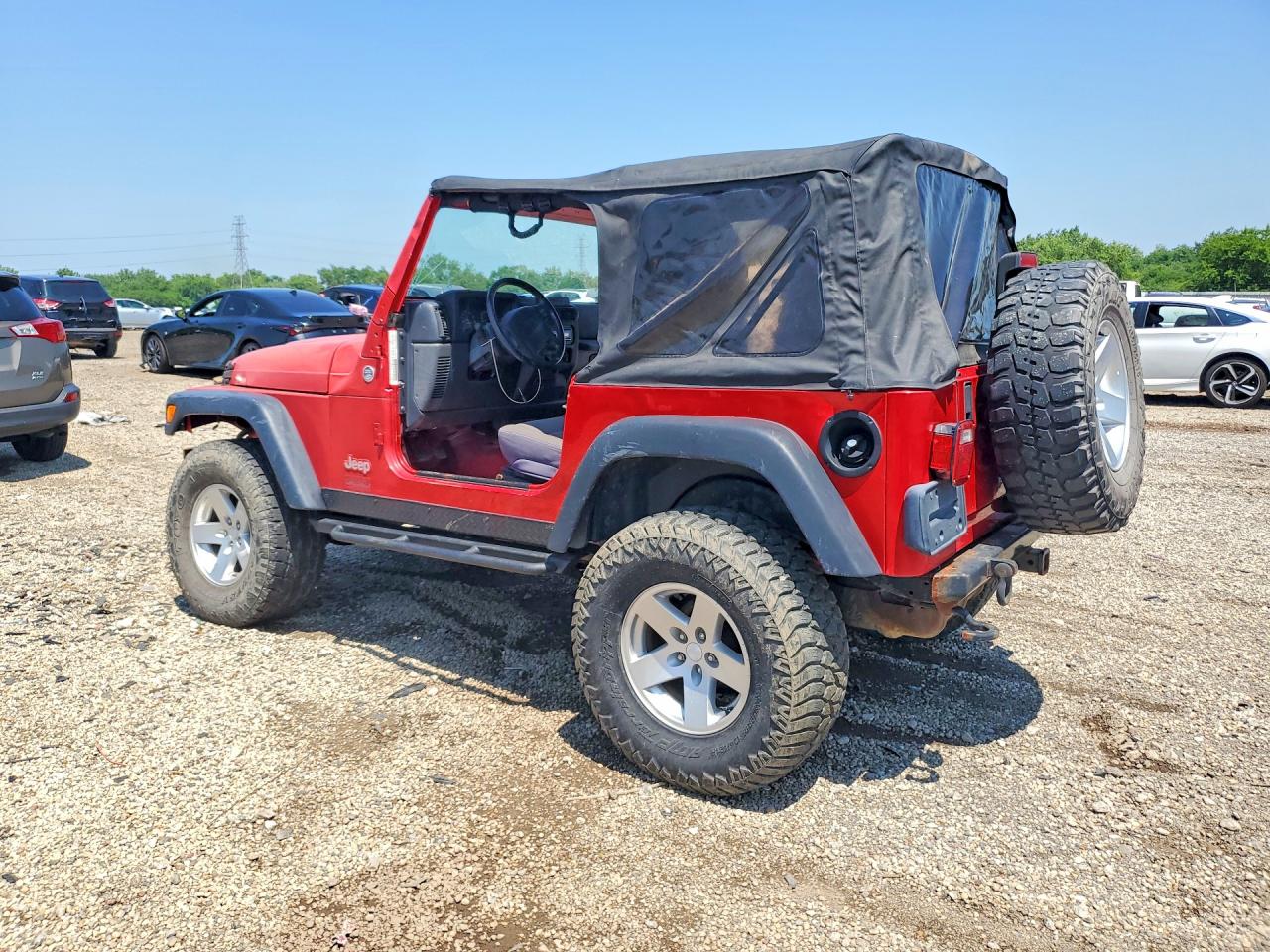 2006 Jeep Wrangler / Tj Rubicon Red vin: 1J4FA69S36P780178