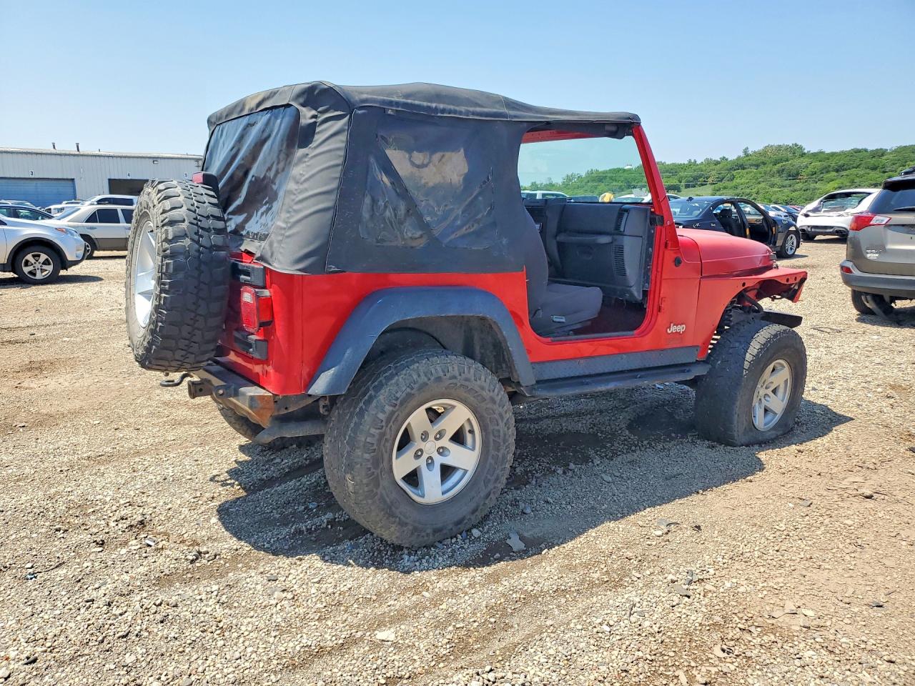 2006 Jeep Wrangler / Tj Rubicon Red vin: 1J4FA69S36P780178