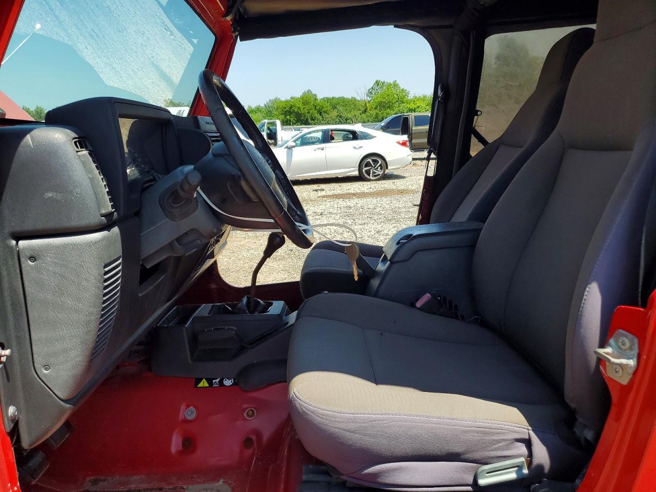 2006 Jeep Wrangler / Tj Rubicon Red vin: 1J4FA69S36P780178