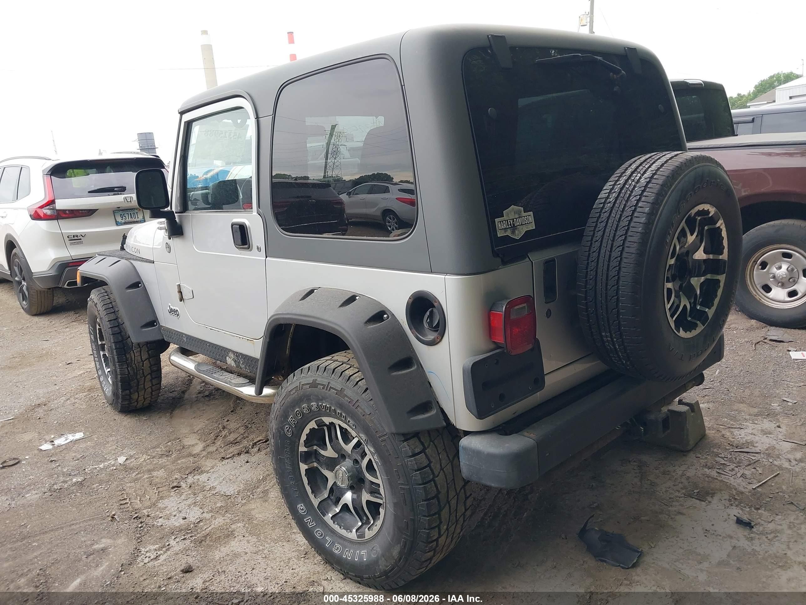 2005 Jeep Wrangler Rubicon Серебряный vin: 1J4FA69S45P318002