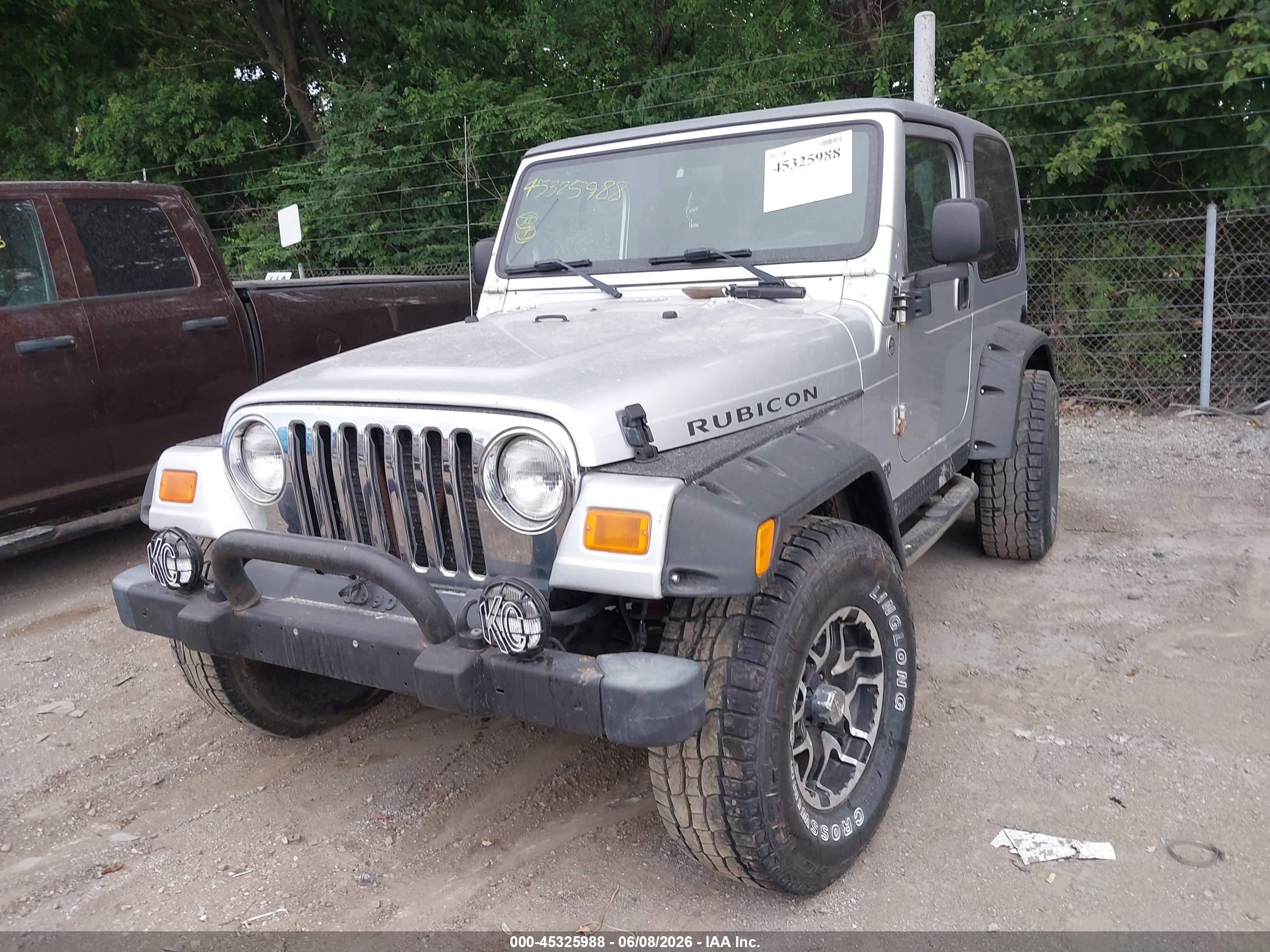 2005 Jeep Wrangler Rubicon Серебряный vin: 1J4FA69S45P318002