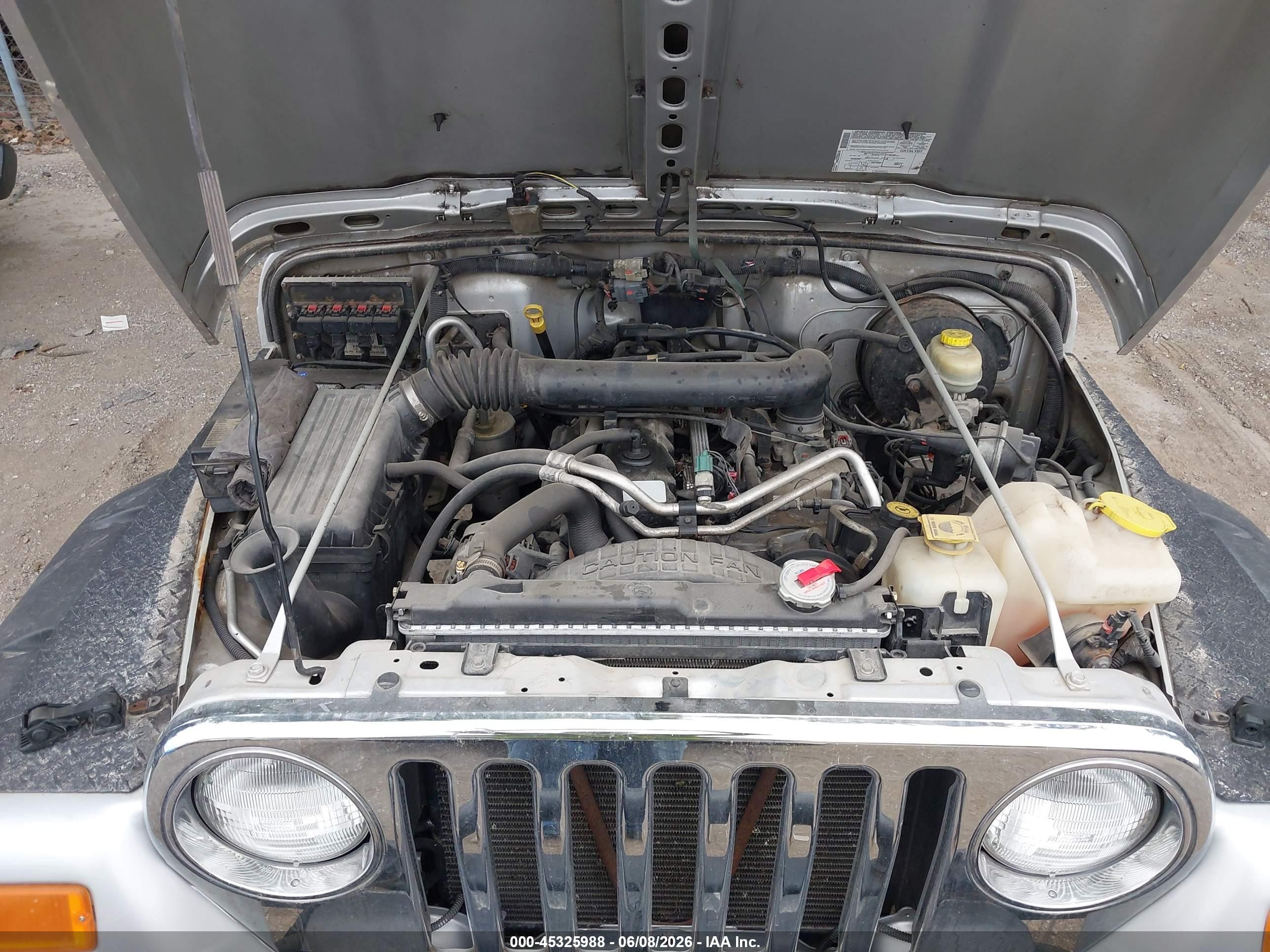 2005 Jeep Wrangler Rubicon Серебряный vin: 1J4FA69S45P318002