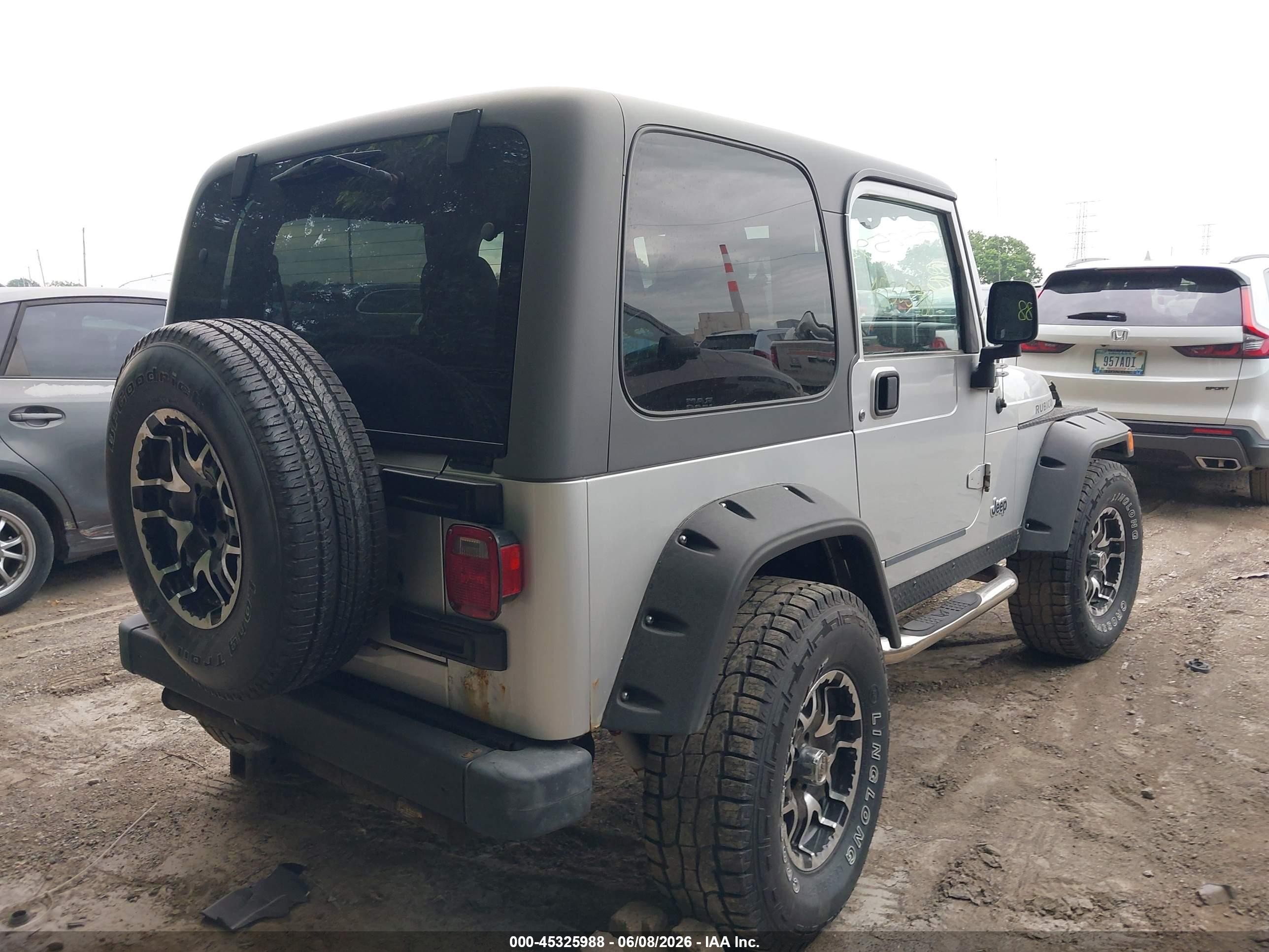 2005 Jeep Wrangler Rubicon Серебряный vin: 1J4FA69S45P318002