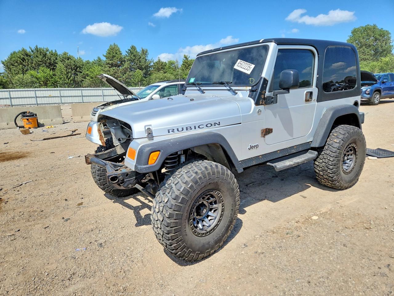 2006 Jeep Wrangler / Tj Rubicon Silver vin: 1J4FA69S46P755502