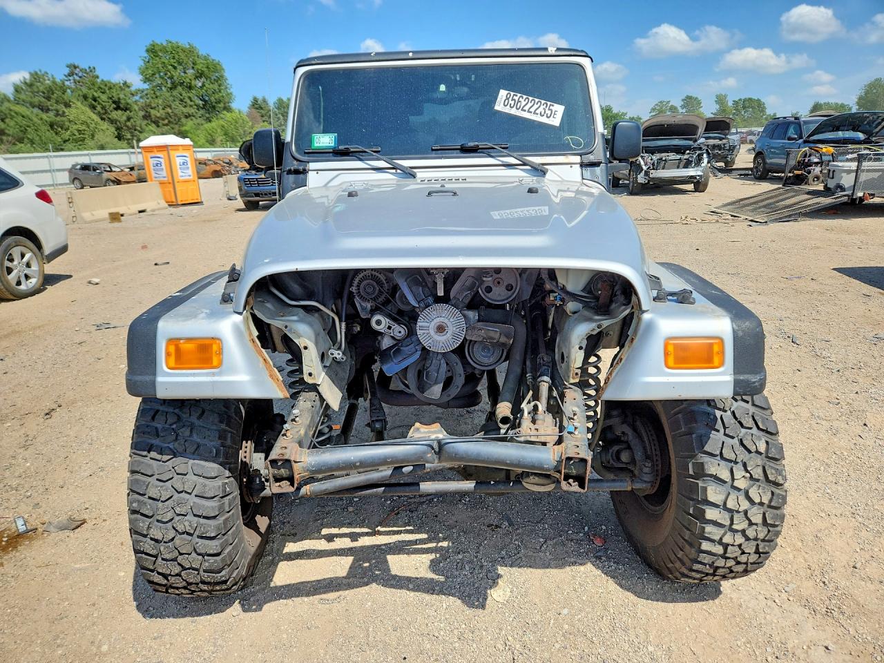 2006 Jeep Wrangler / Tj Rubicon Silver vin: 1J4FA69S46P755502
