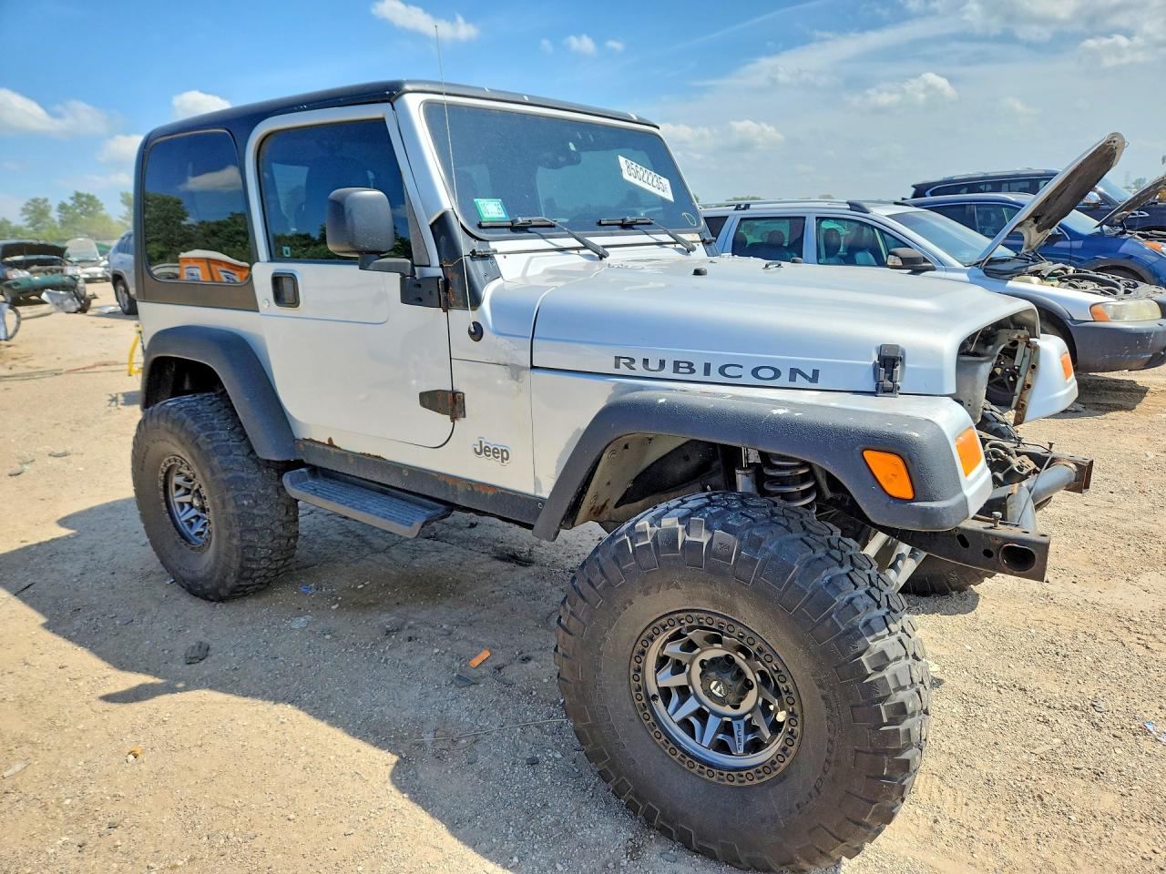 2006 Jeep Wrangler / Tj Rubicon Silver vin: 1J4FA69S46P755502