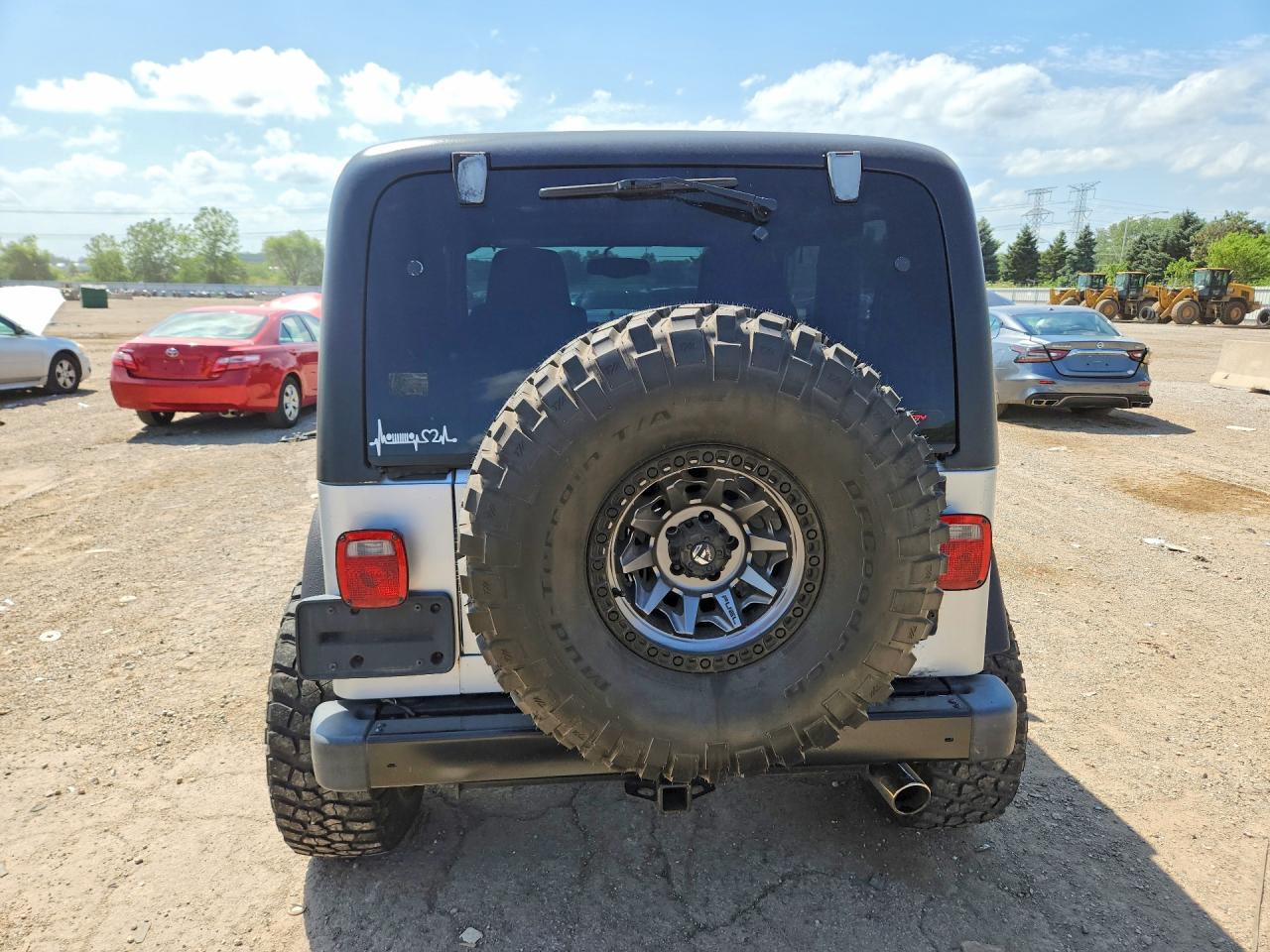2006 Jeep Wrangler / Tj Rubicon Silver vin: 1J4FA69S46P755502