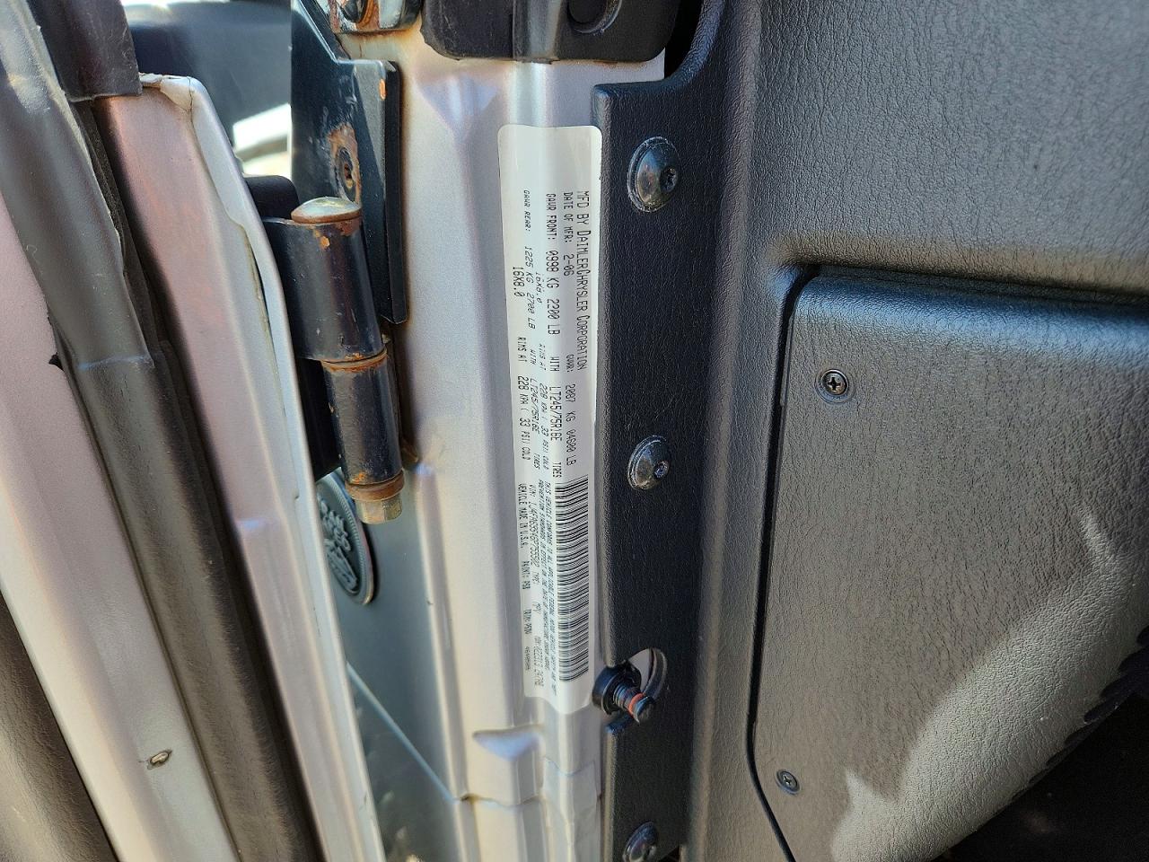 2006 Jeep Wrangler / Tj Rubicon Silver vin: 1J4FA69S46P755502