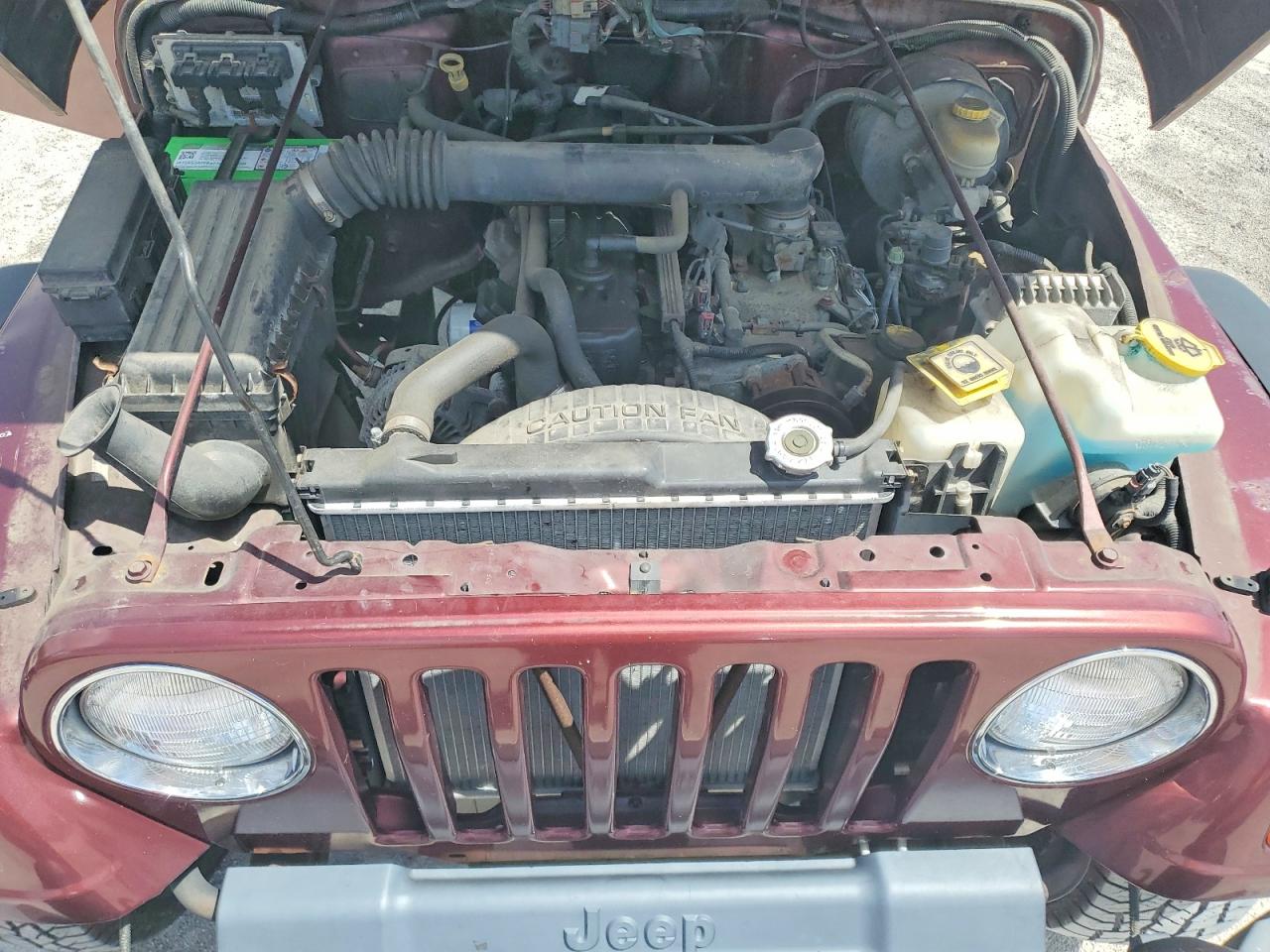 2003 Jeep Wrangler / Tj Rubicon Burgundy vin: 1J4FA69S53P333668
