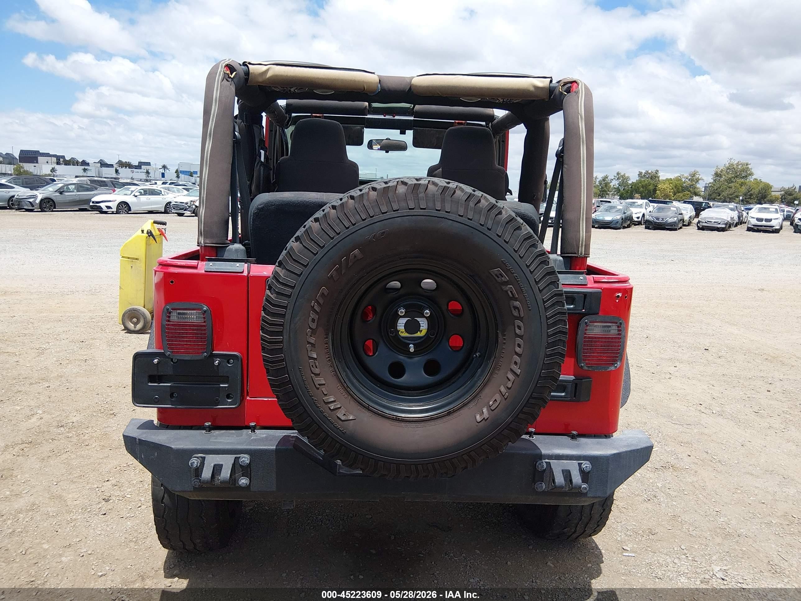 2005 Jeep Wrangler Rubicon Красный vin: 1J4FA69S55P359755