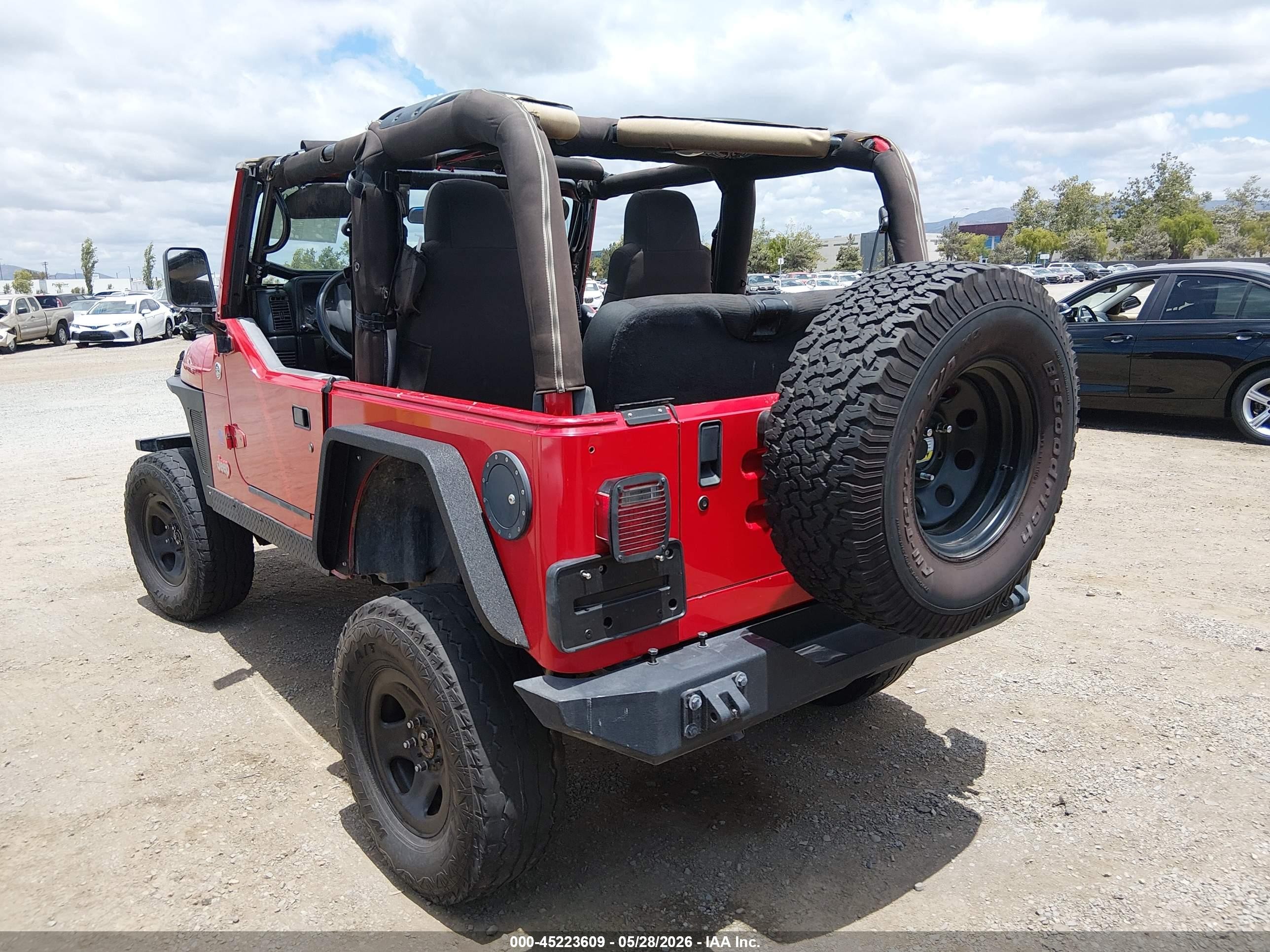 2005 Jeep Wrangler Rubicon Красный vin: 1J4FA69S55P359755
