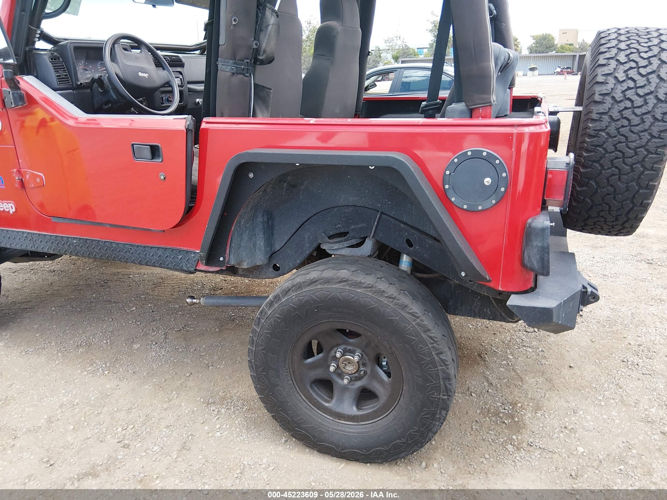 2005 Jeep Wrangler Rubicon Красный vin: 1J4FA69S55P359755