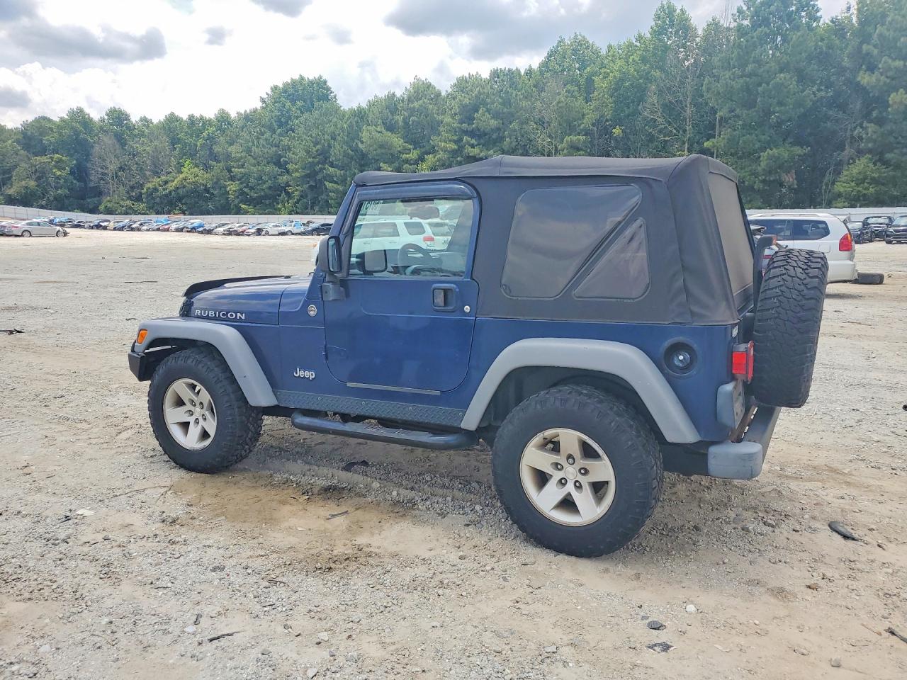 2005 Jeep Wrangler / Tj Rubicon Blue vin: 1J4FA69S65P306045