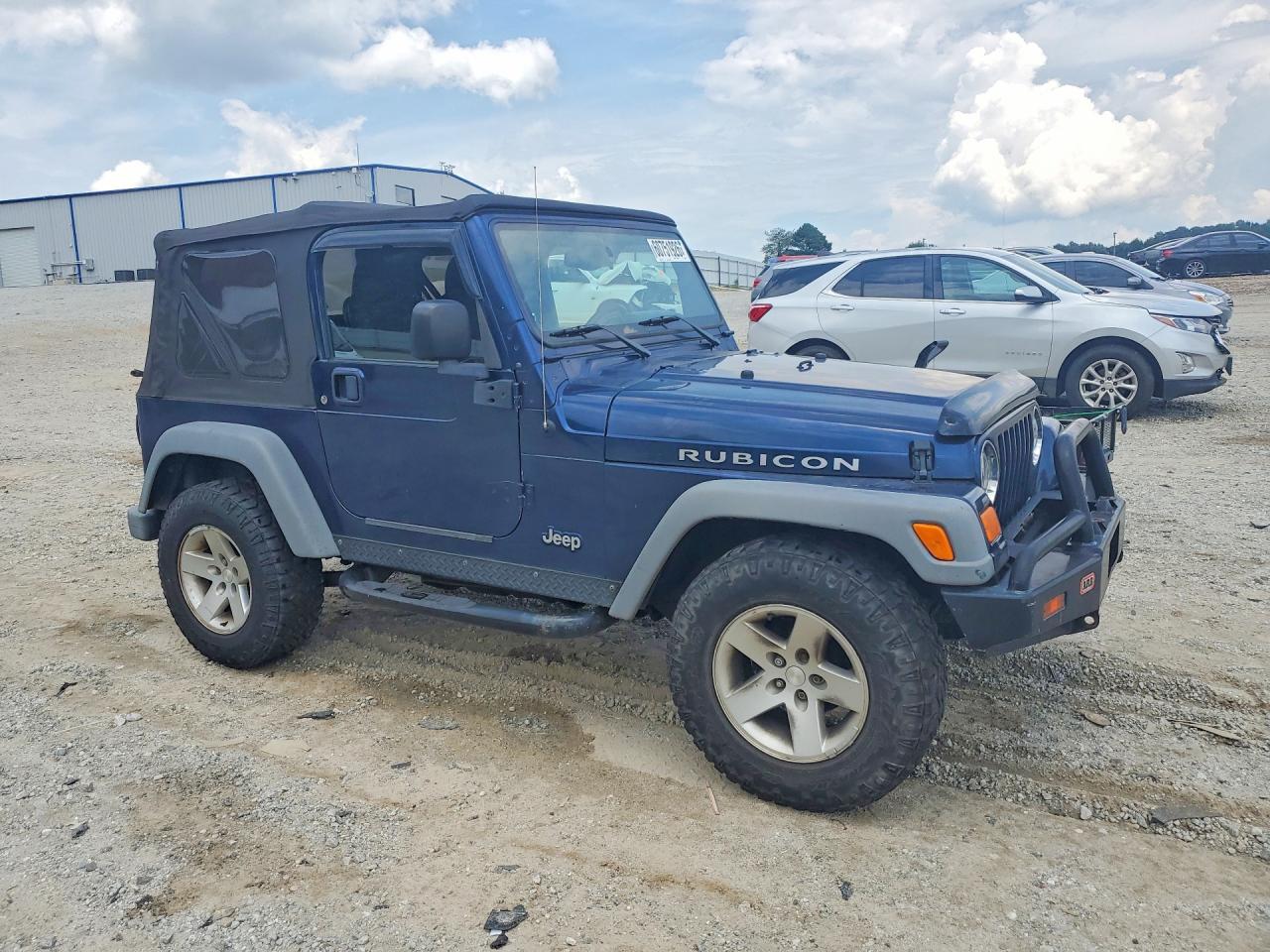 2005 Jeep Wrangler / Tj Rubicon Blue vin: 1J4FA69S65P306045