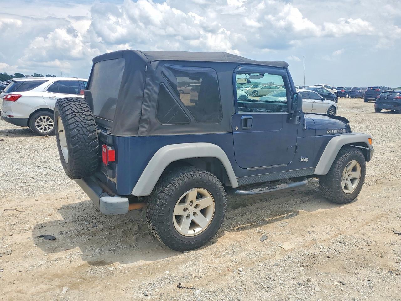 2005 Jeep Wrangler / Tj Rubicon Blue vin: 1J4FA69S65P306045