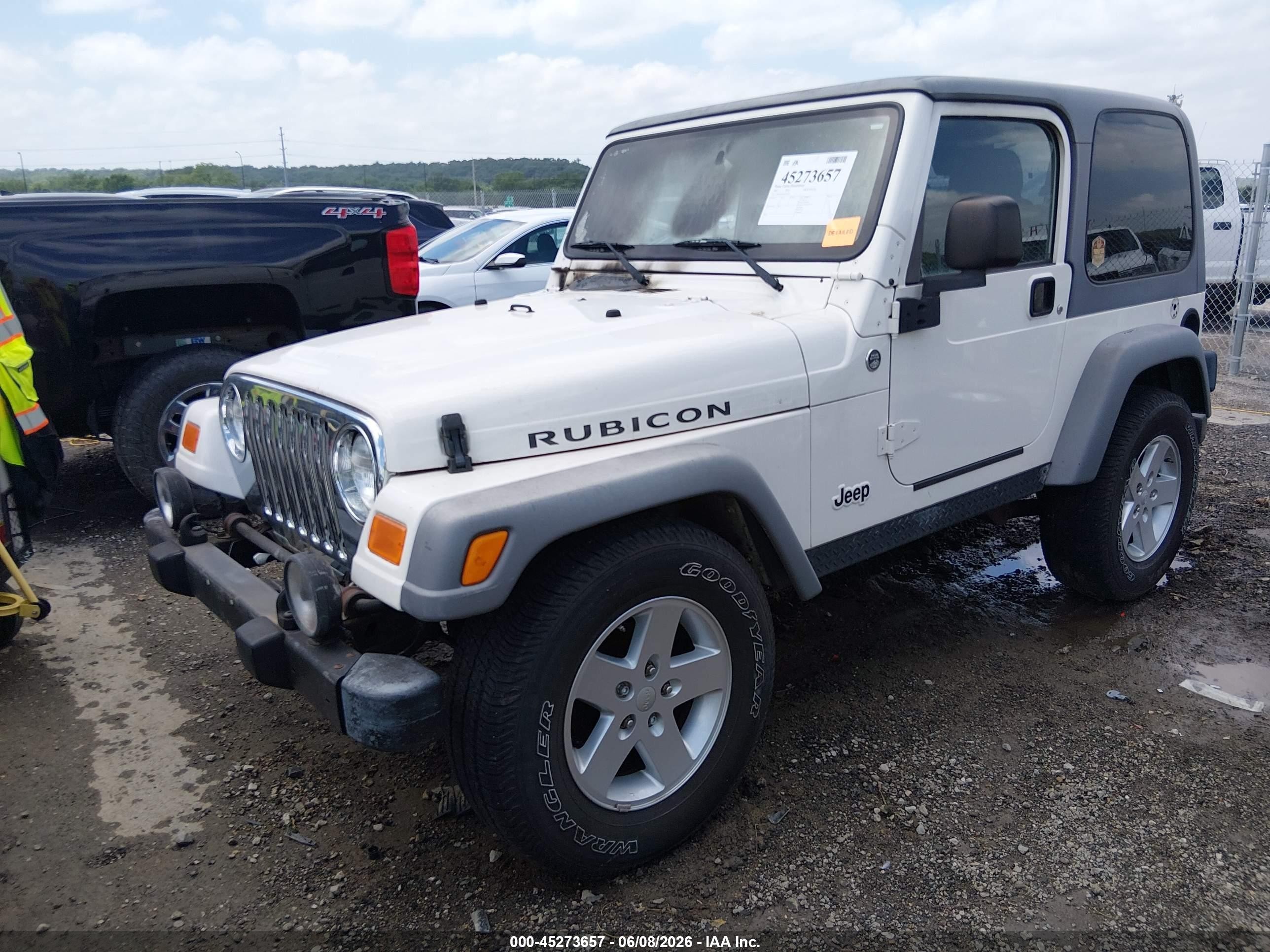 2005 Jeep Wrangler Rubicon Белый vin: 1J4FA69S95P302250