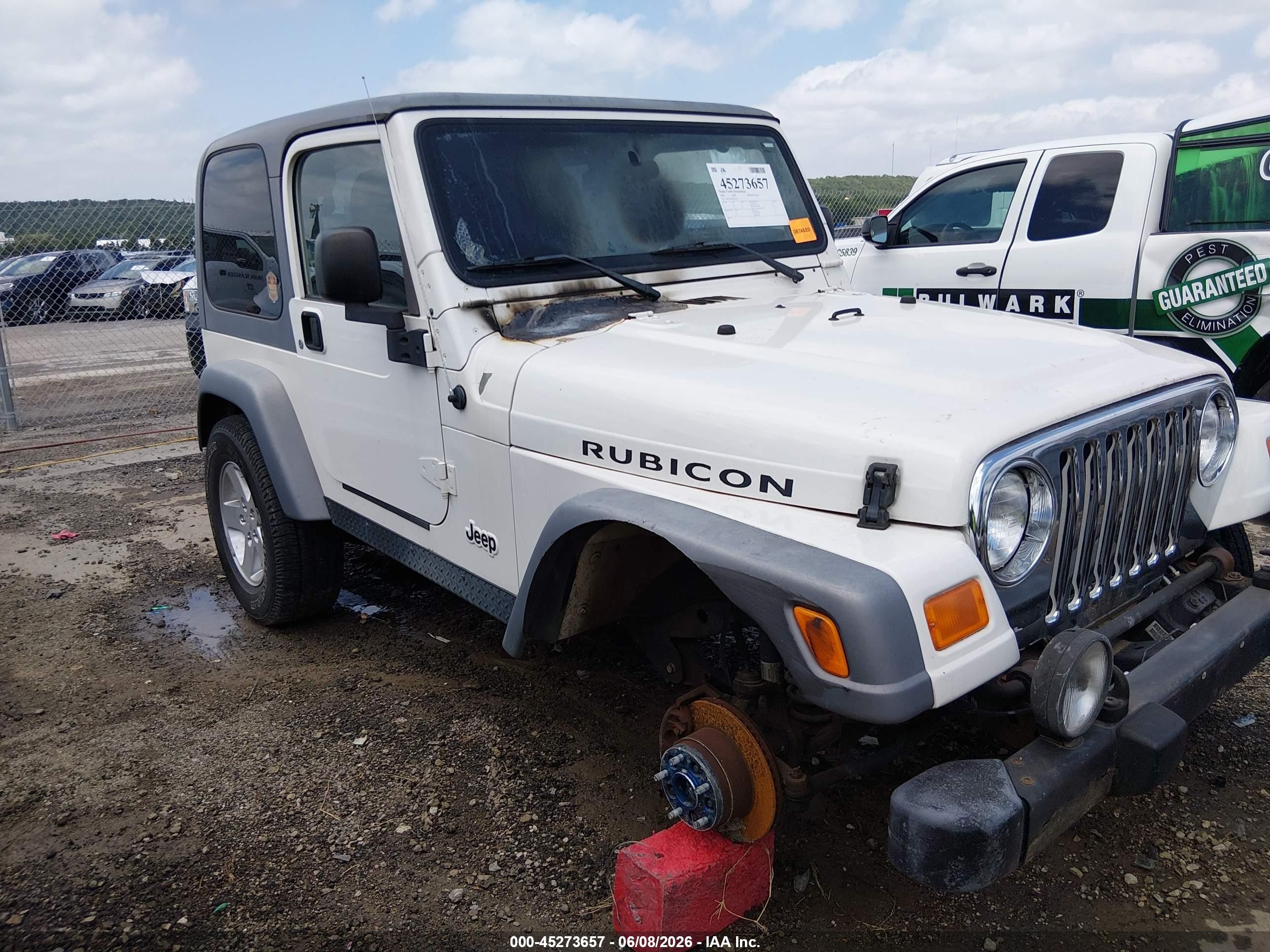 2005 Jeep Wrangler Rubicon Белый vin: 1J4FA69S95P302250