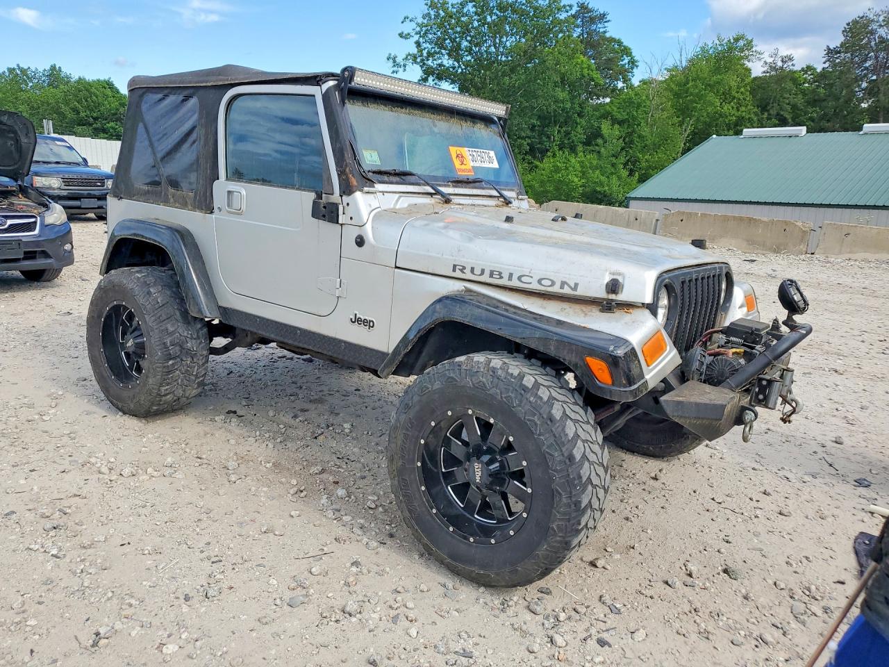 2004 Jeep Wrangler / Tj Rubicon Silver vin: 1J4FA69SX4P713073