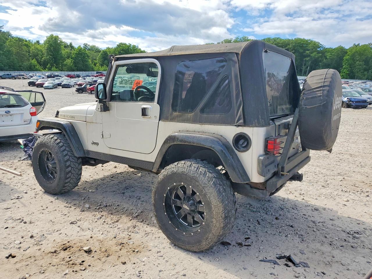2004 Jeep Wrangler / Tj Rubicon Silver vin: 1J4FA69SX4P713073