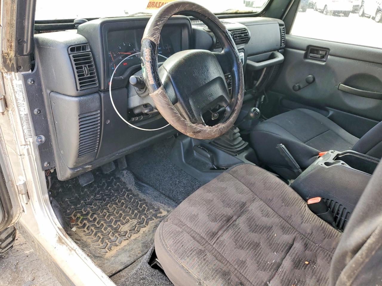 2004 Jeep Wrangler / Tj Rubicon Silver vin: 1J4FA69SX4P713073