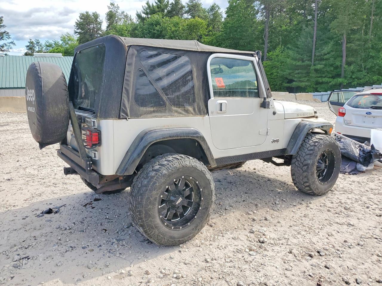 2004 Jeep Wrangler / Tj Rubicon Silver vin: 1J4FA69SX4P713073